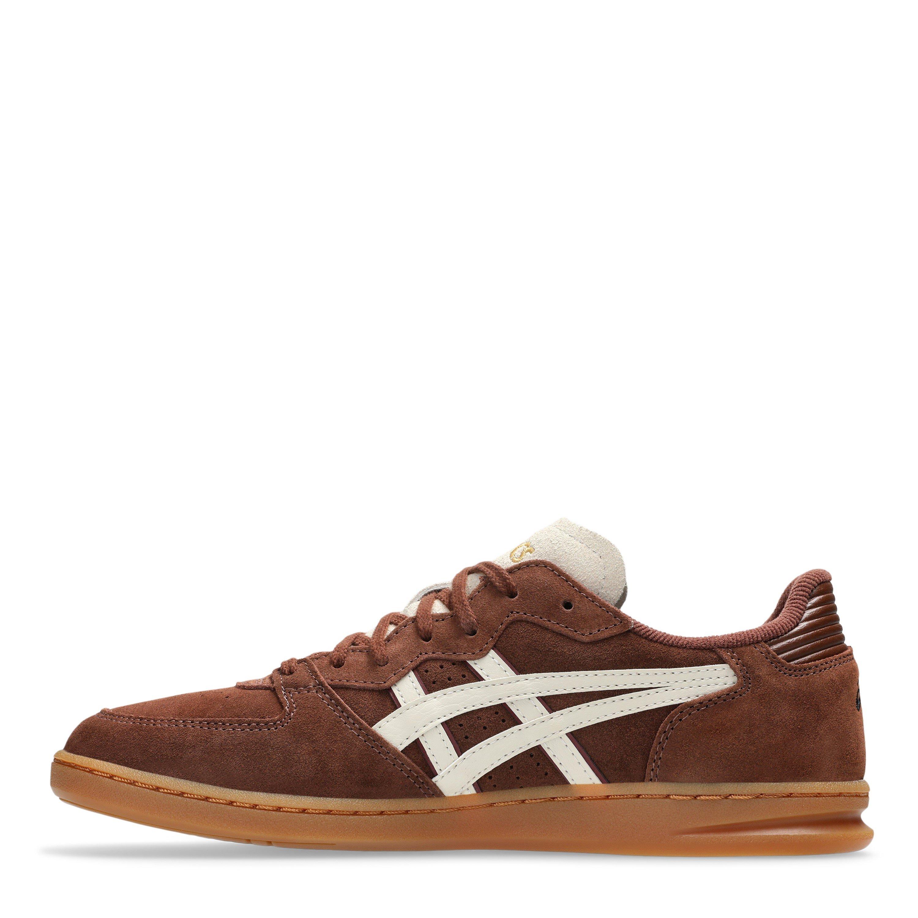 Rddish Brwn/Oat - Asics - Women's Skyhand Low-Top Trainers - 2