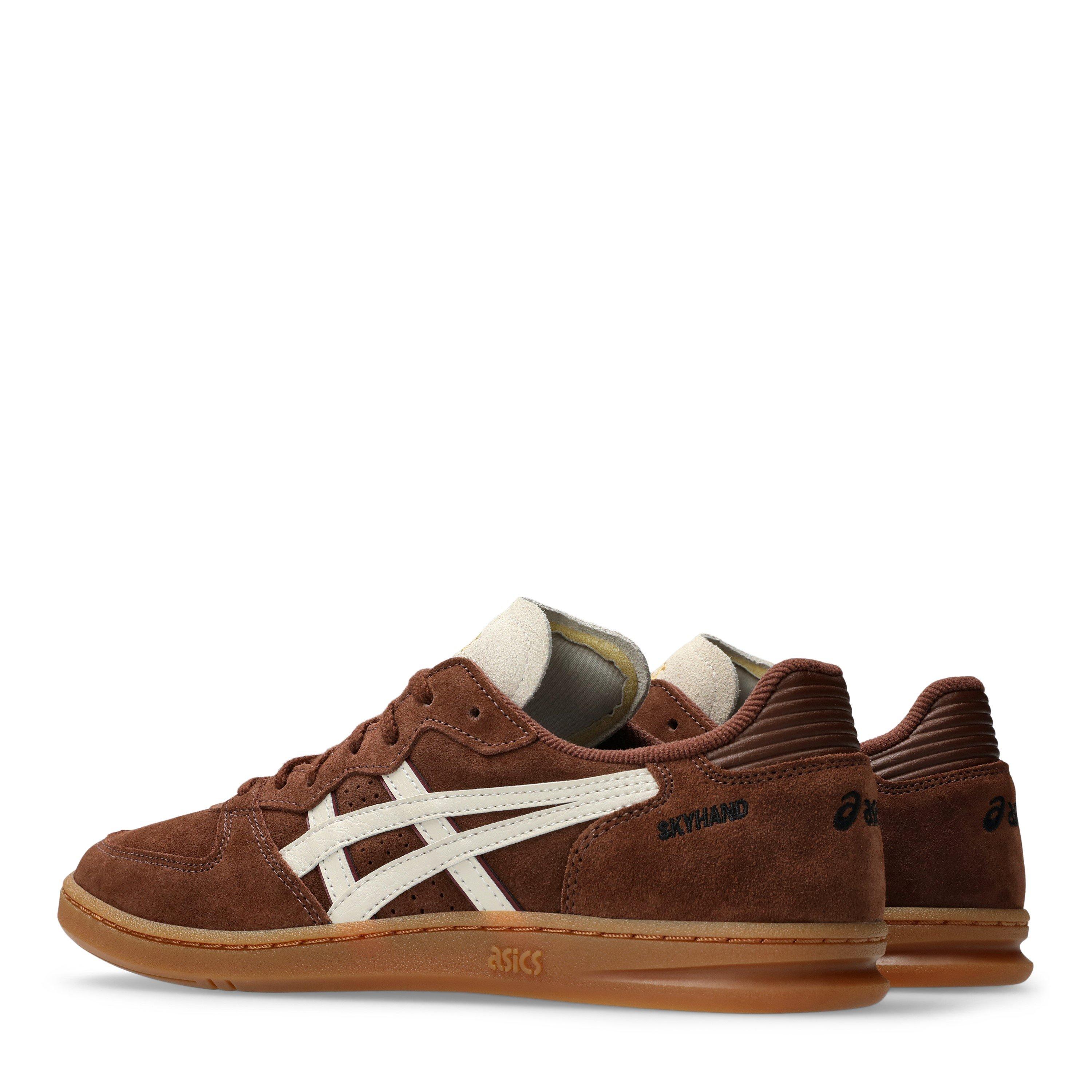 Rddish Brwn/Oat - Asics - Women's Skyhand Low-Top Trainers - 5
