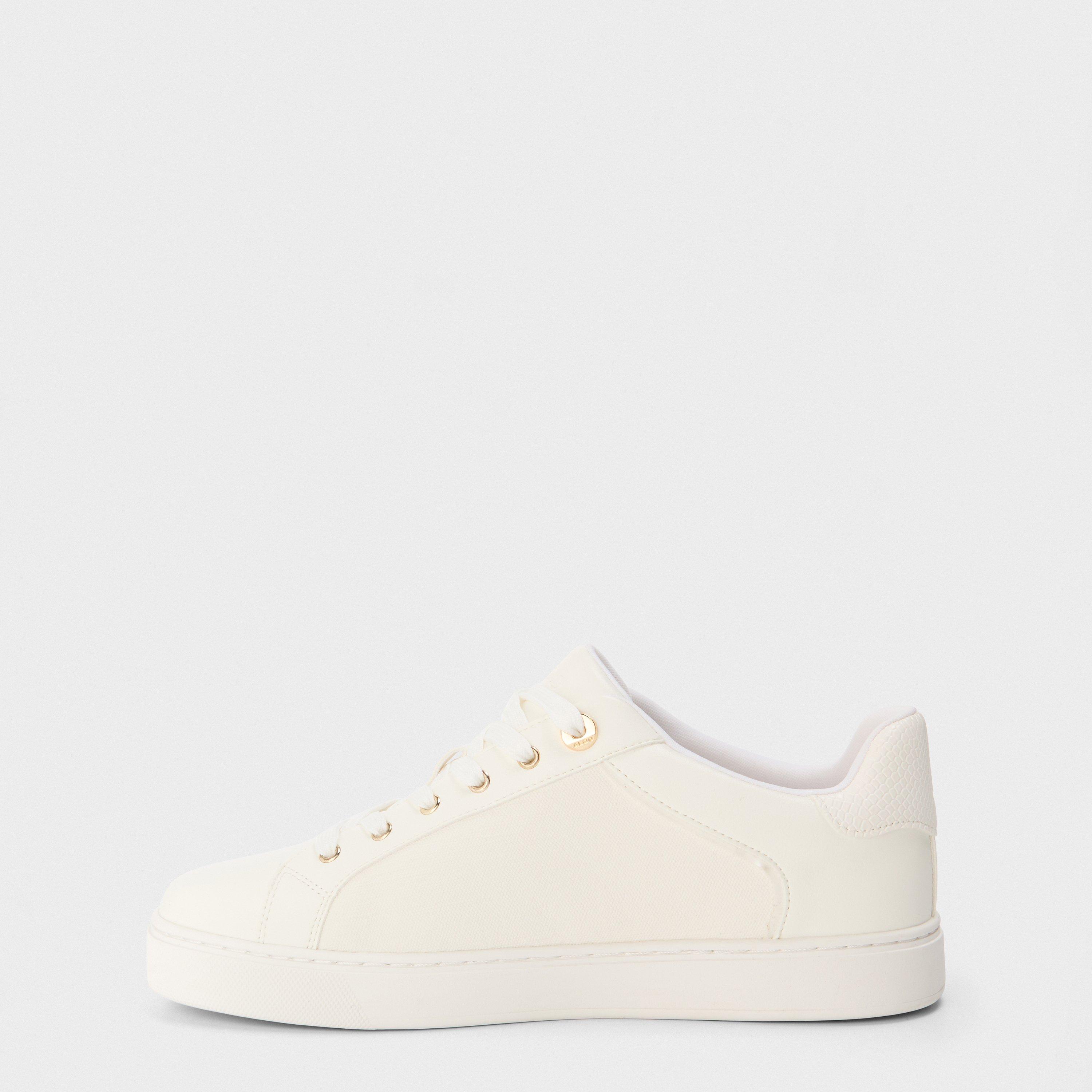 White Black - Aldo - Women's Elgata Low-Top Trainers - 2