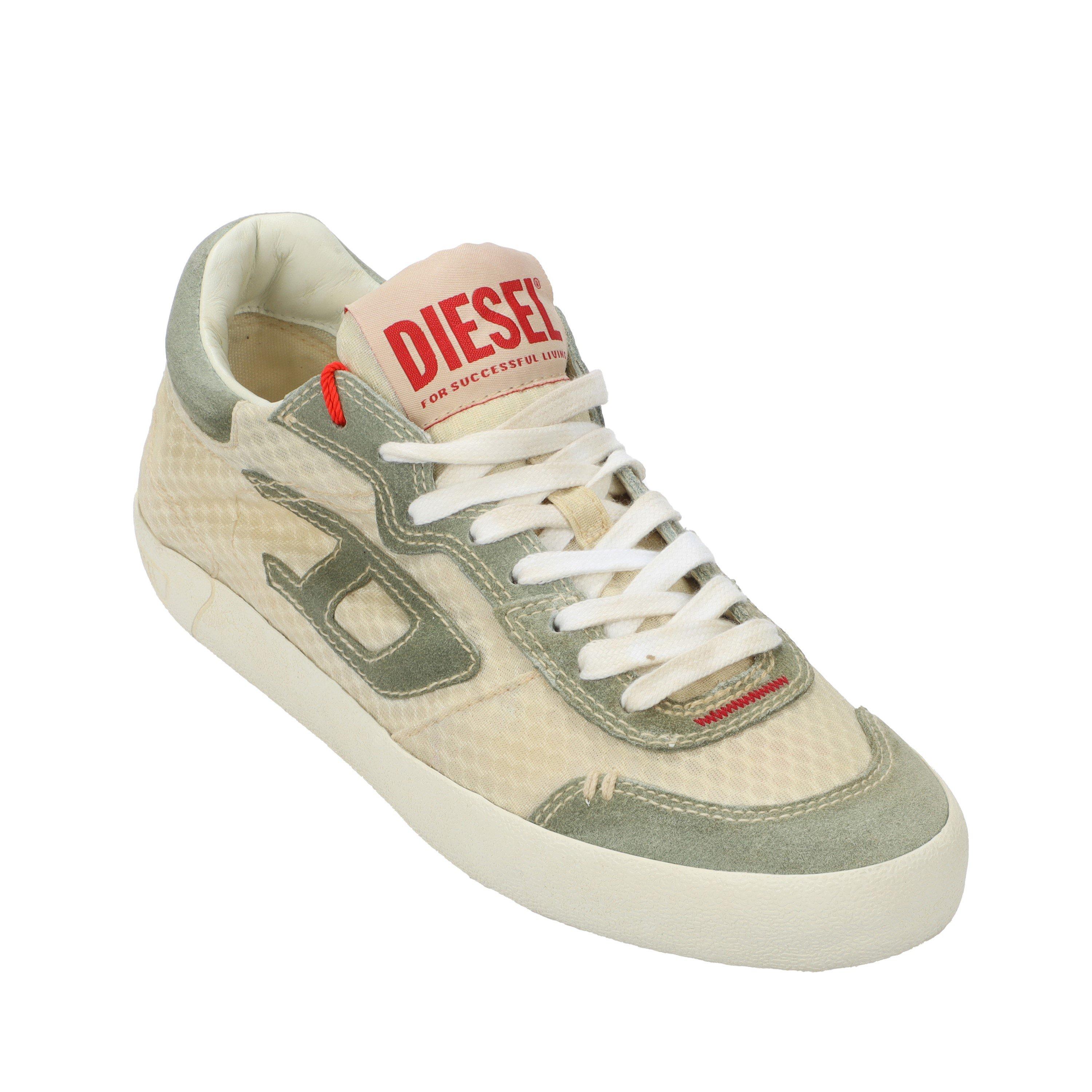 Antique White - Diesel - Women's Low-Top Trainers - 2
