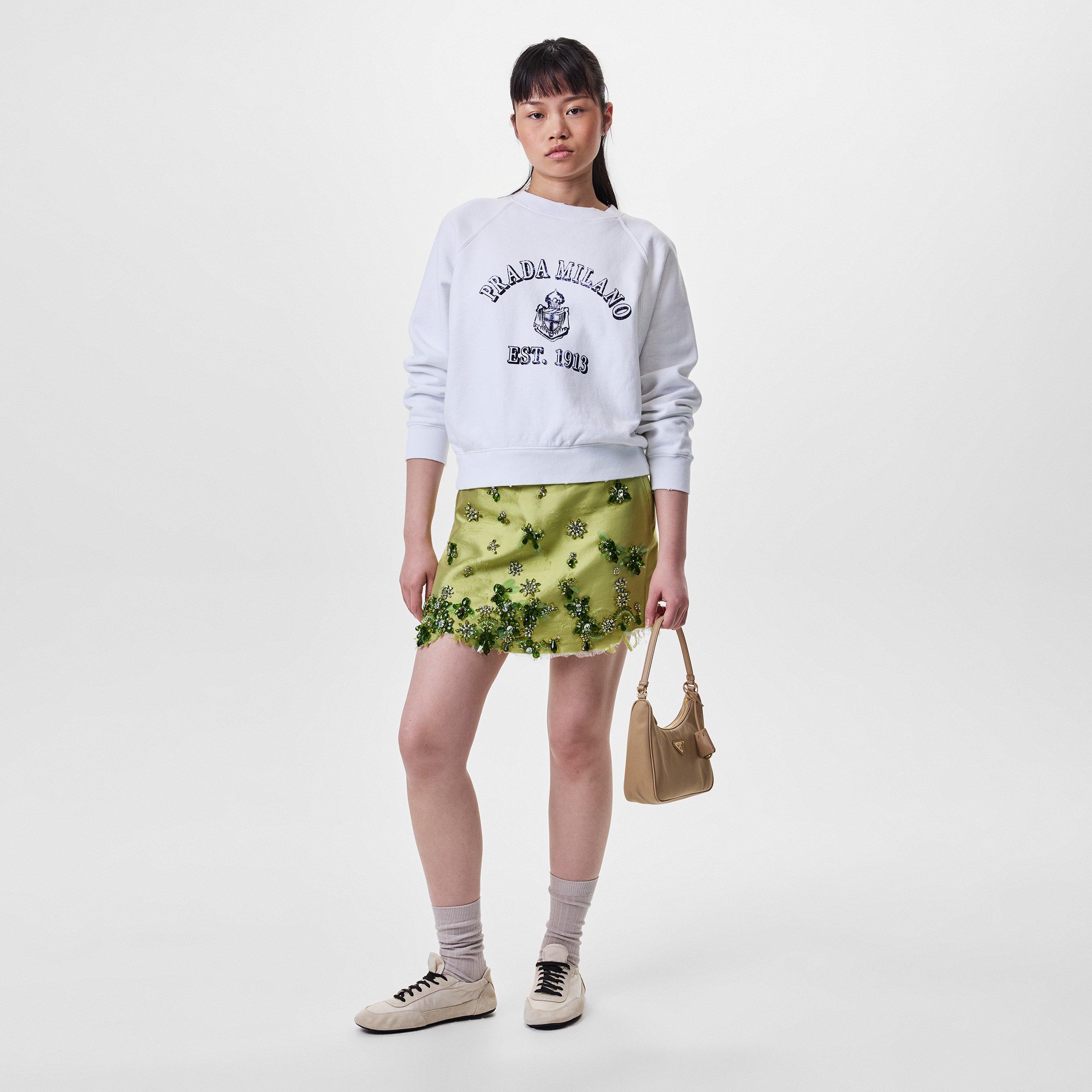 Avorio - Prada - Collapse Re-Nylon And Suede Trainers - 6