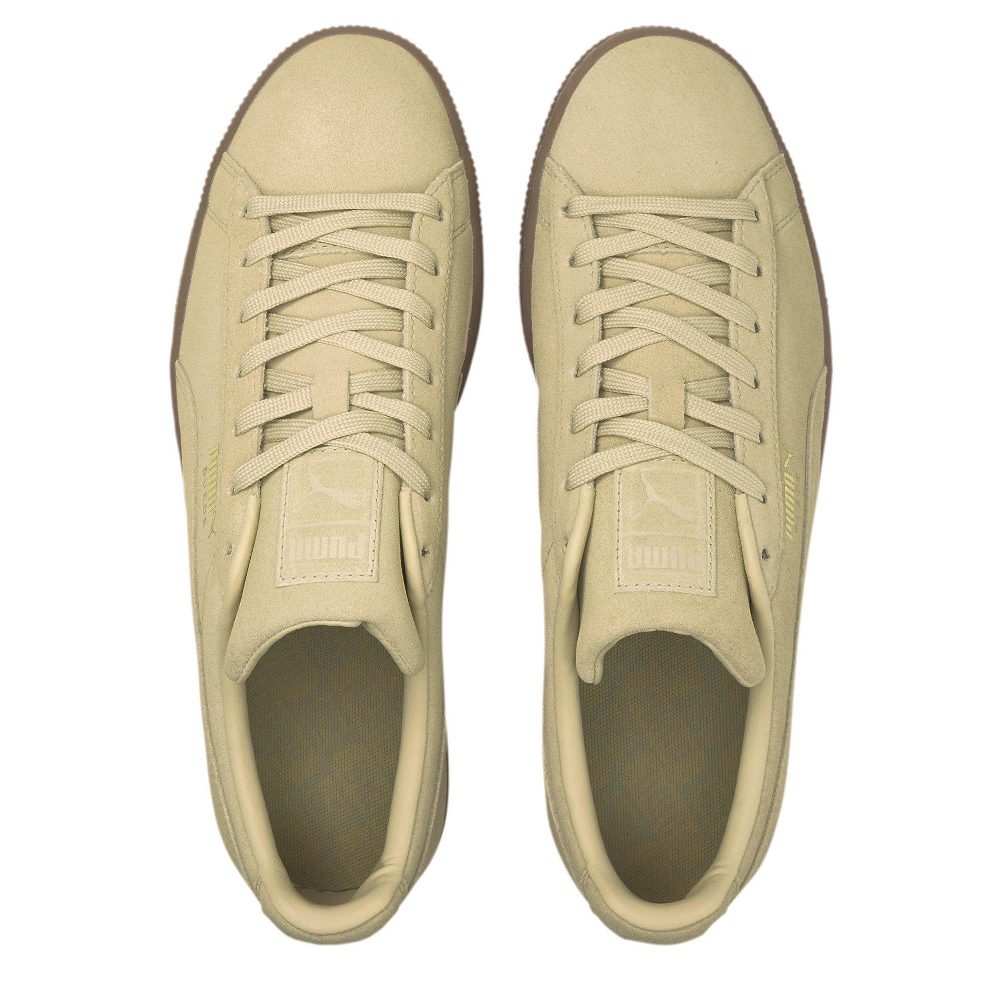 Pebble/Gum - Puma - PUMA Suede Gum Womens Shoes - 6