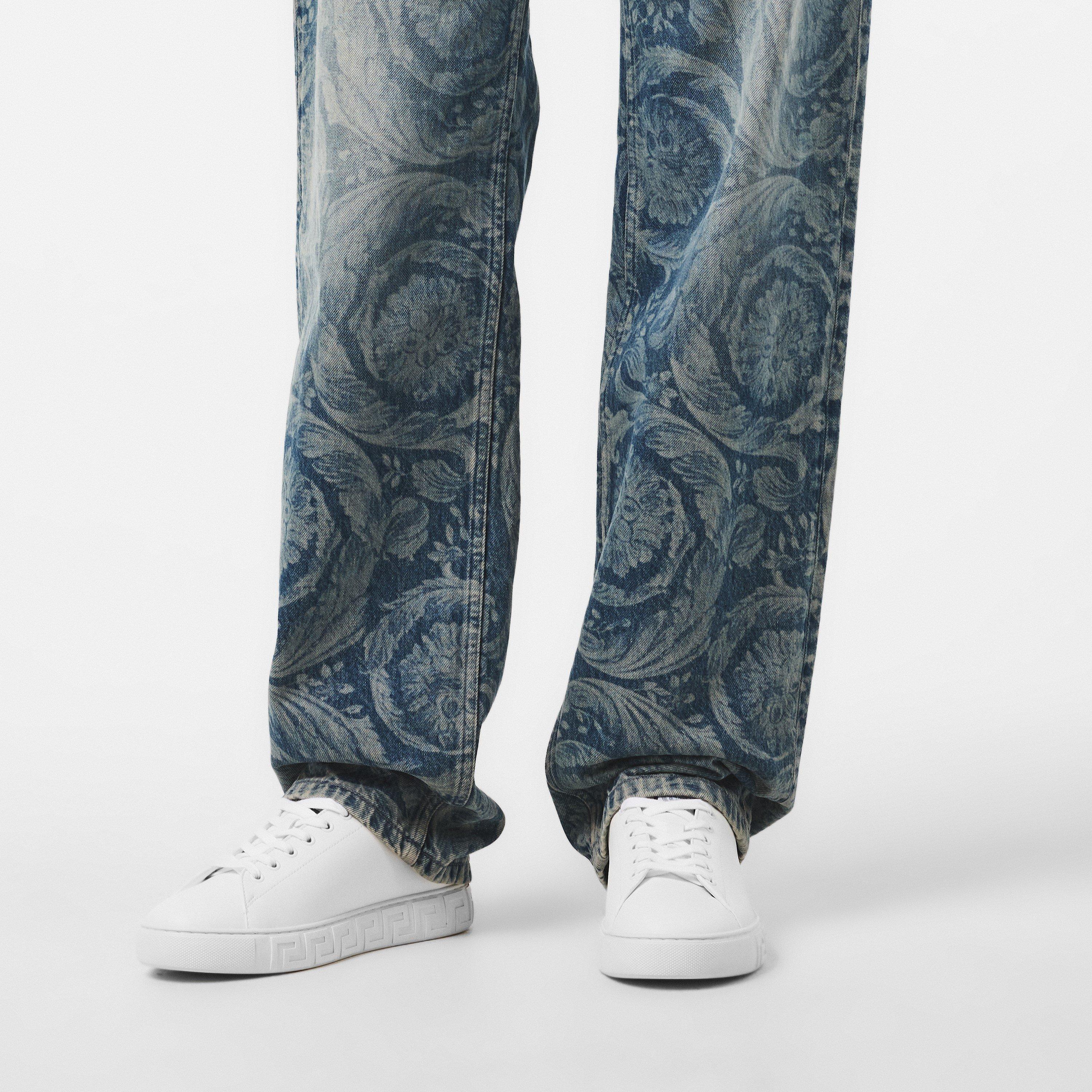 White - Versace - Women's Low-Top Trainers - 3