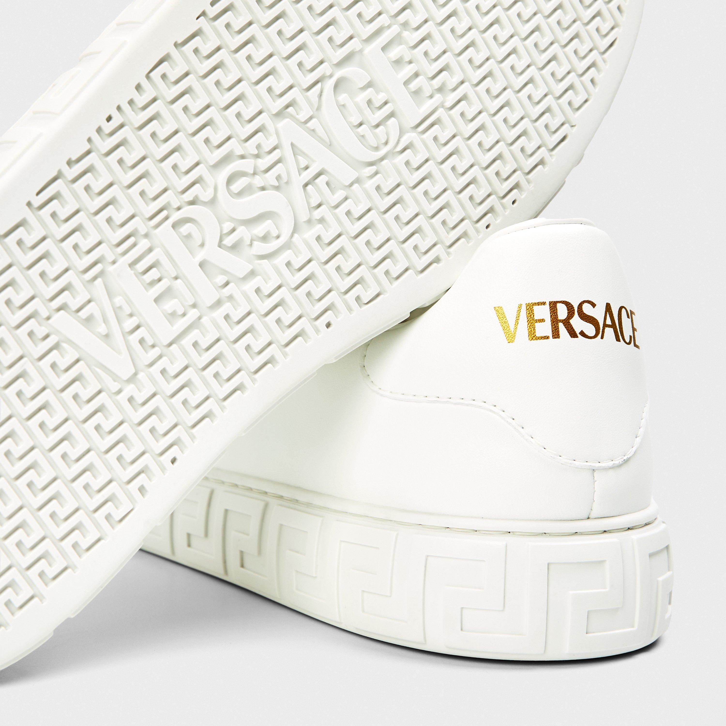 White - Versace - Women's Low-Top Trainers - 4