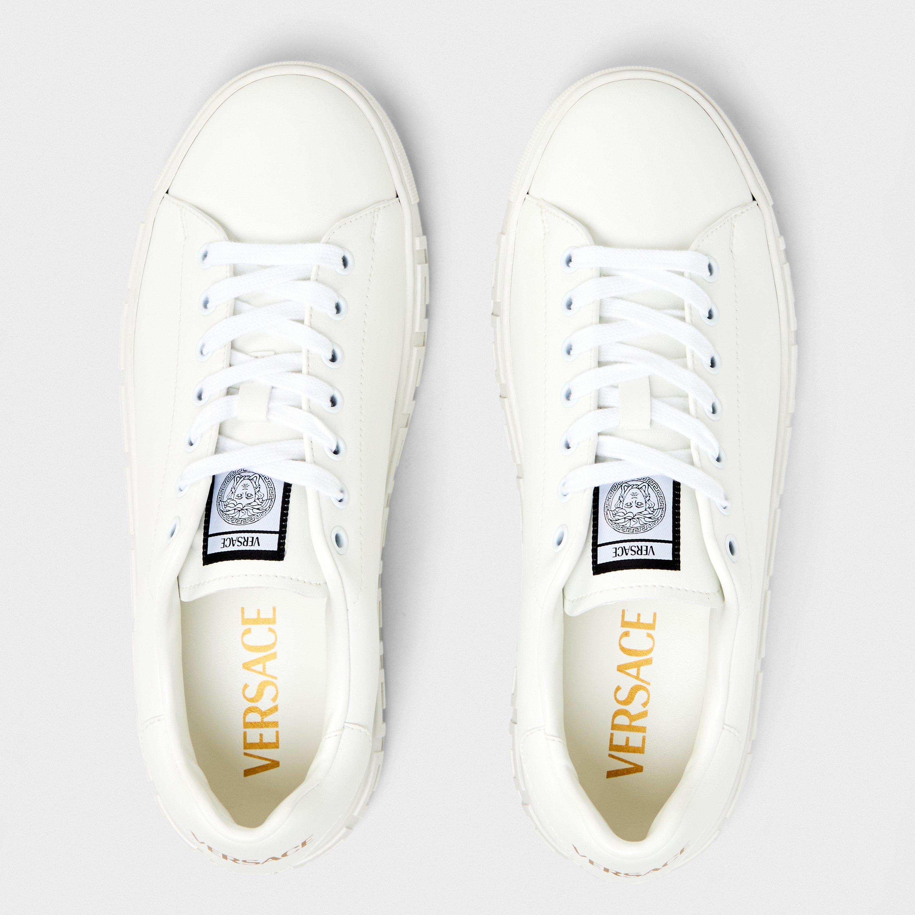 White - Versace - Women's Low-Top Trainers - 5