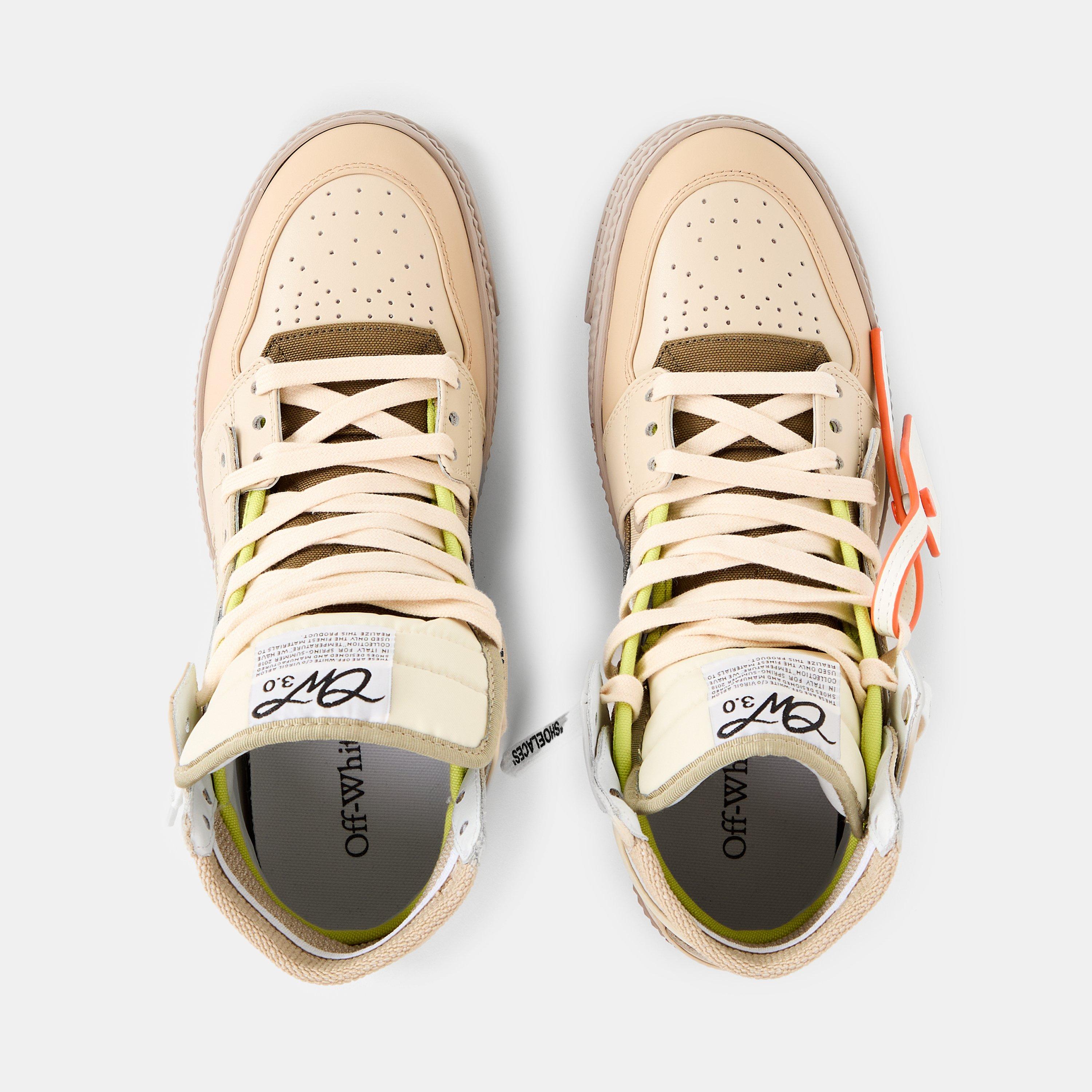 Beige - Off White - Women's Low Trainers - 4