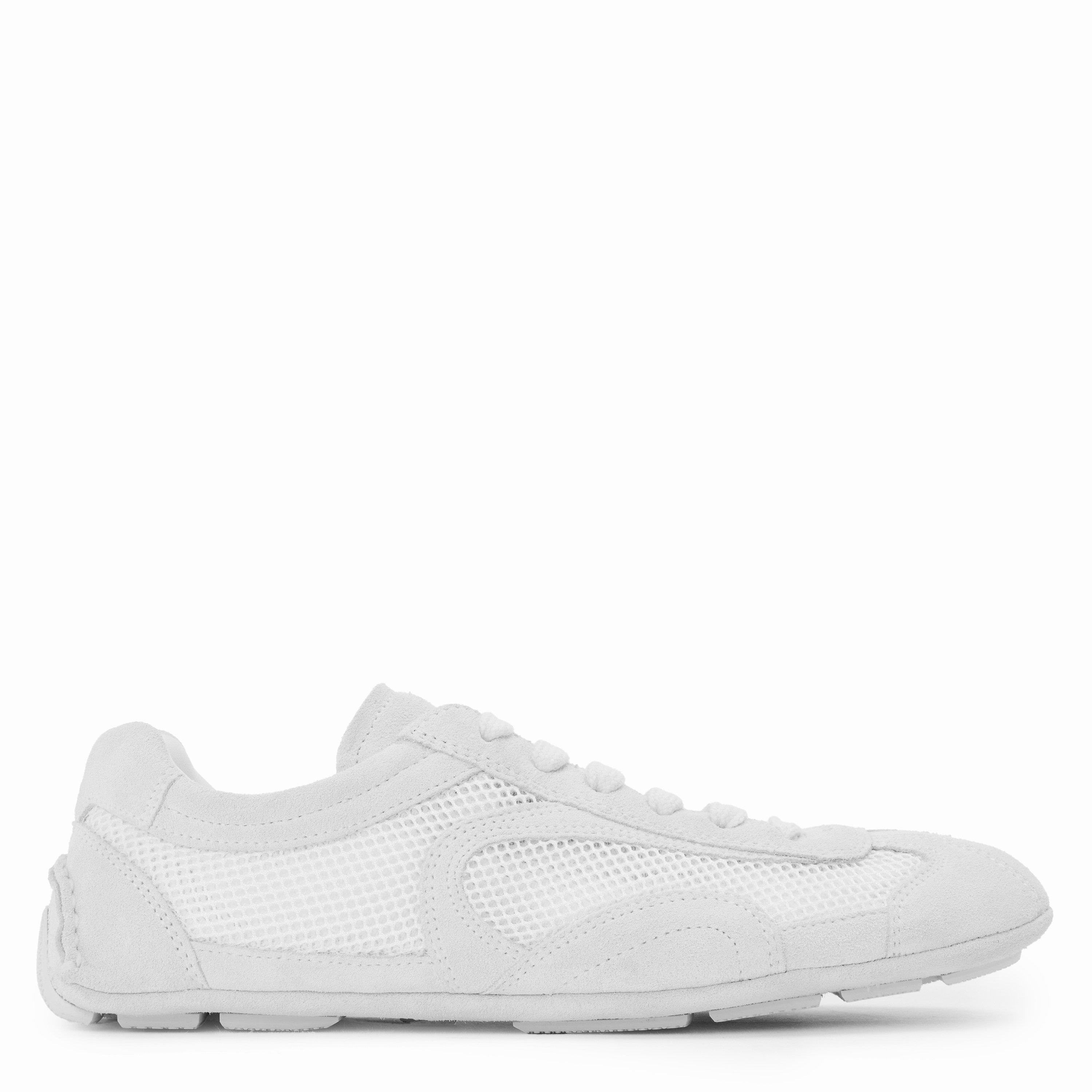 Prada Women's Monte Carlo Low-Top Trainers - Bianco - Size 7 (40)