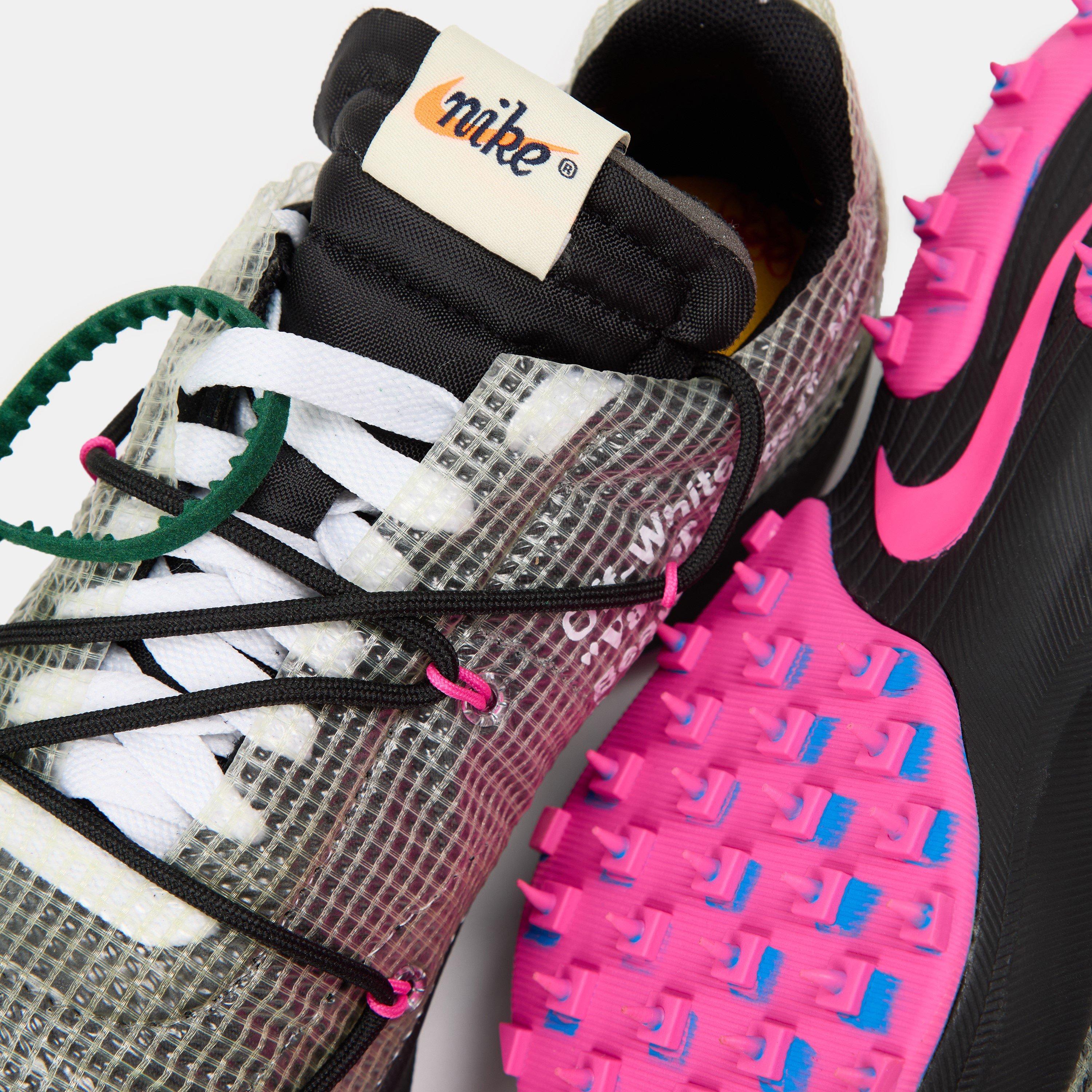 Waffle Racer Nike Off White Pink Spikes NIKE WAFFLE RACER OW OFF