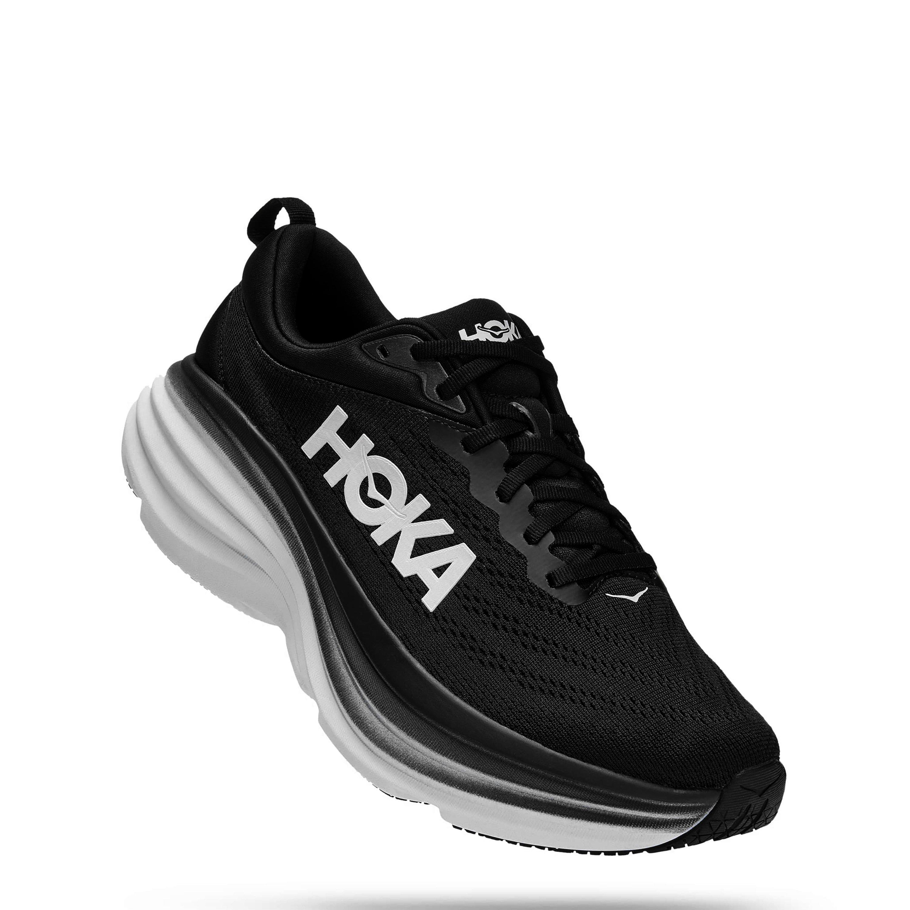 Black/White - Hoka - Bondi 8 Running Trainers - 4