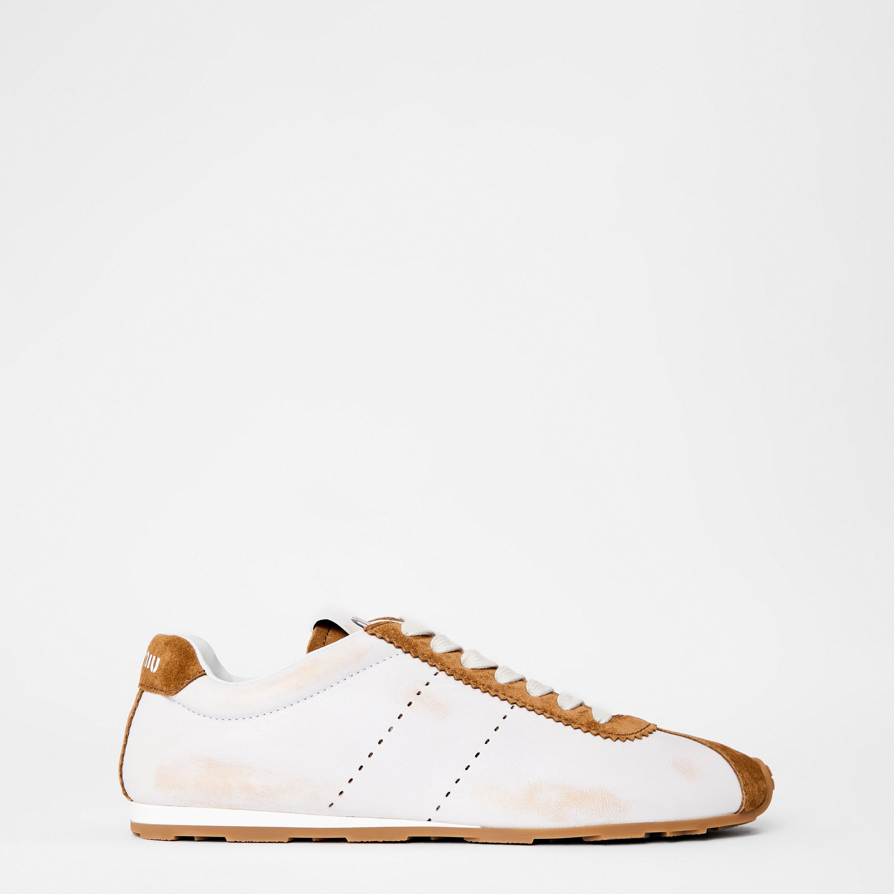 Miu Miu Plume Suede Sneakers