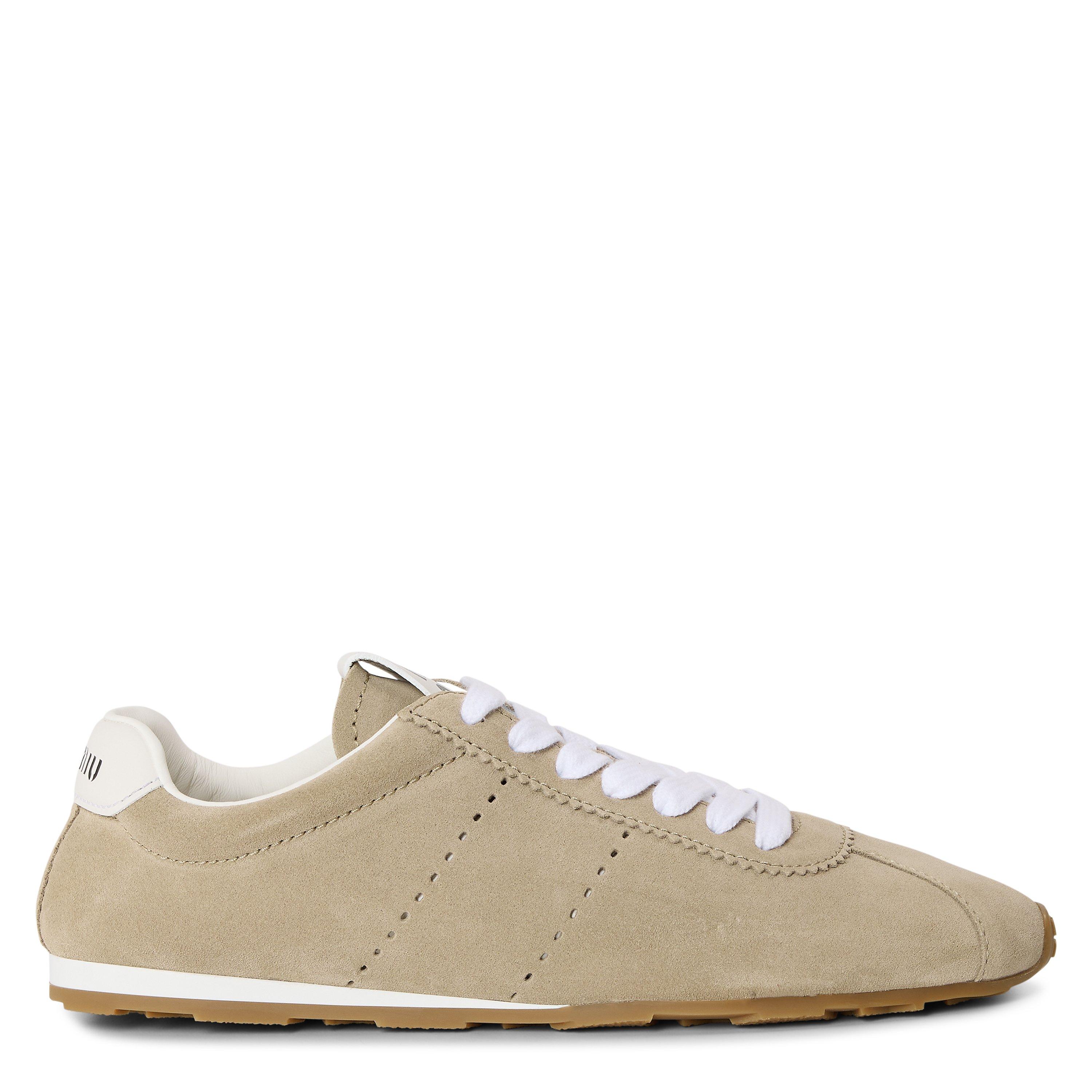 Miu Miu Plume Suede Sneakers