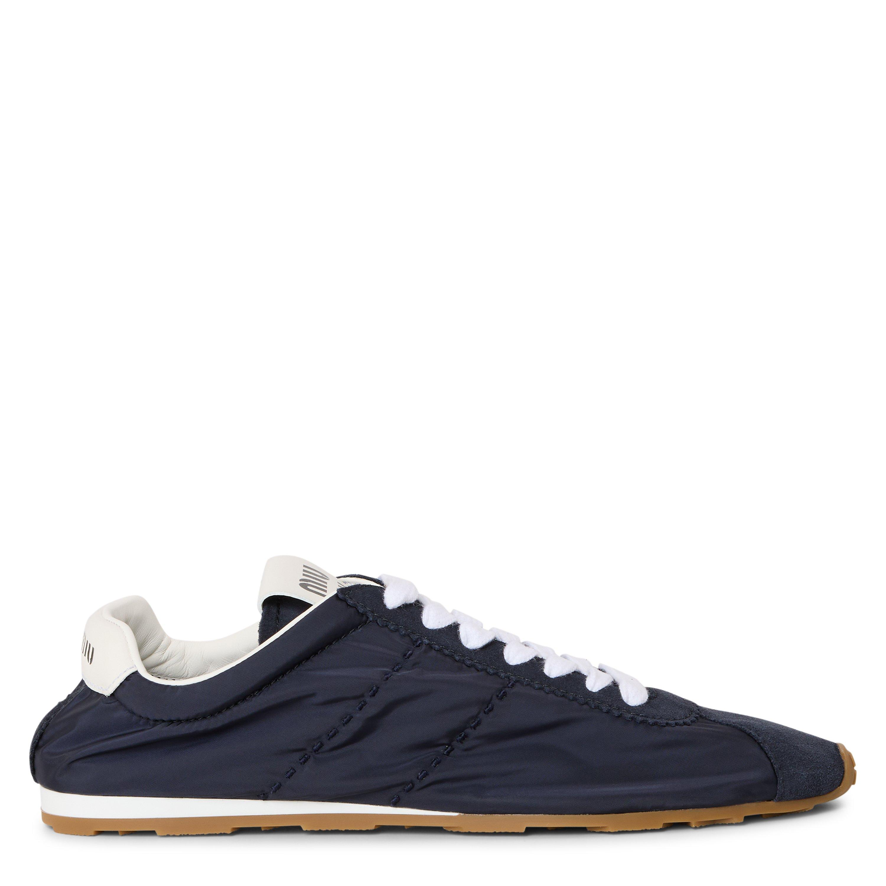 Miu Miu Plume Suede Sneakers