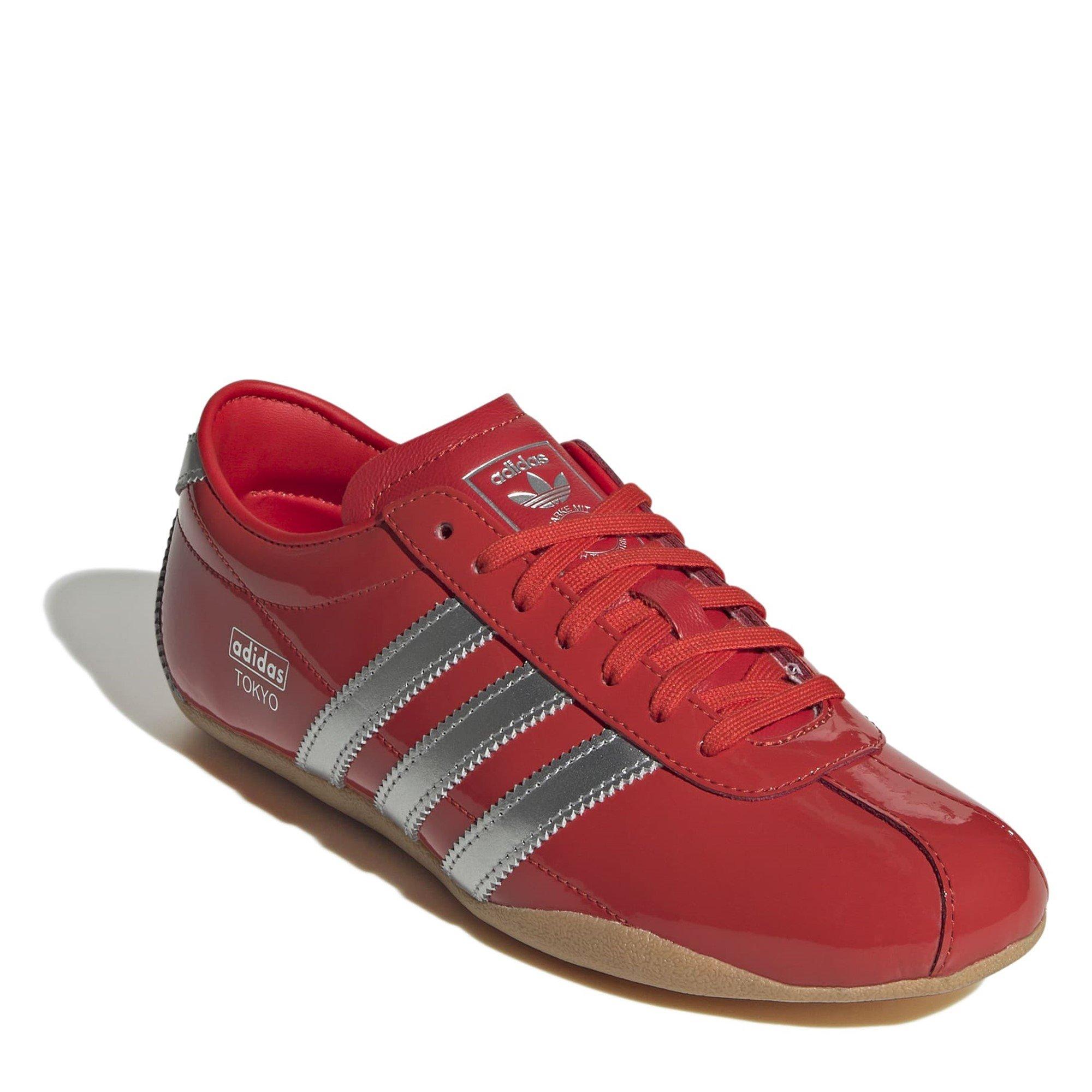 Red - adidas Originals - Women's Tokyo Low-Top Trainers - 3