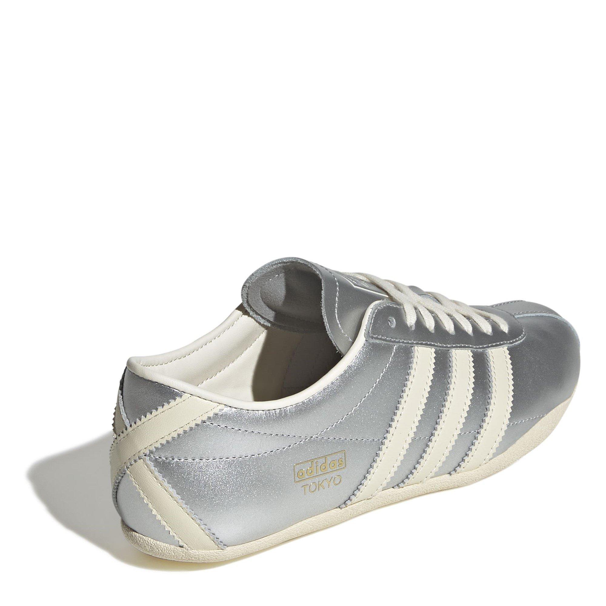 Silver - adidas Originals - Women's Tokyo Low-Top Trainers - 4