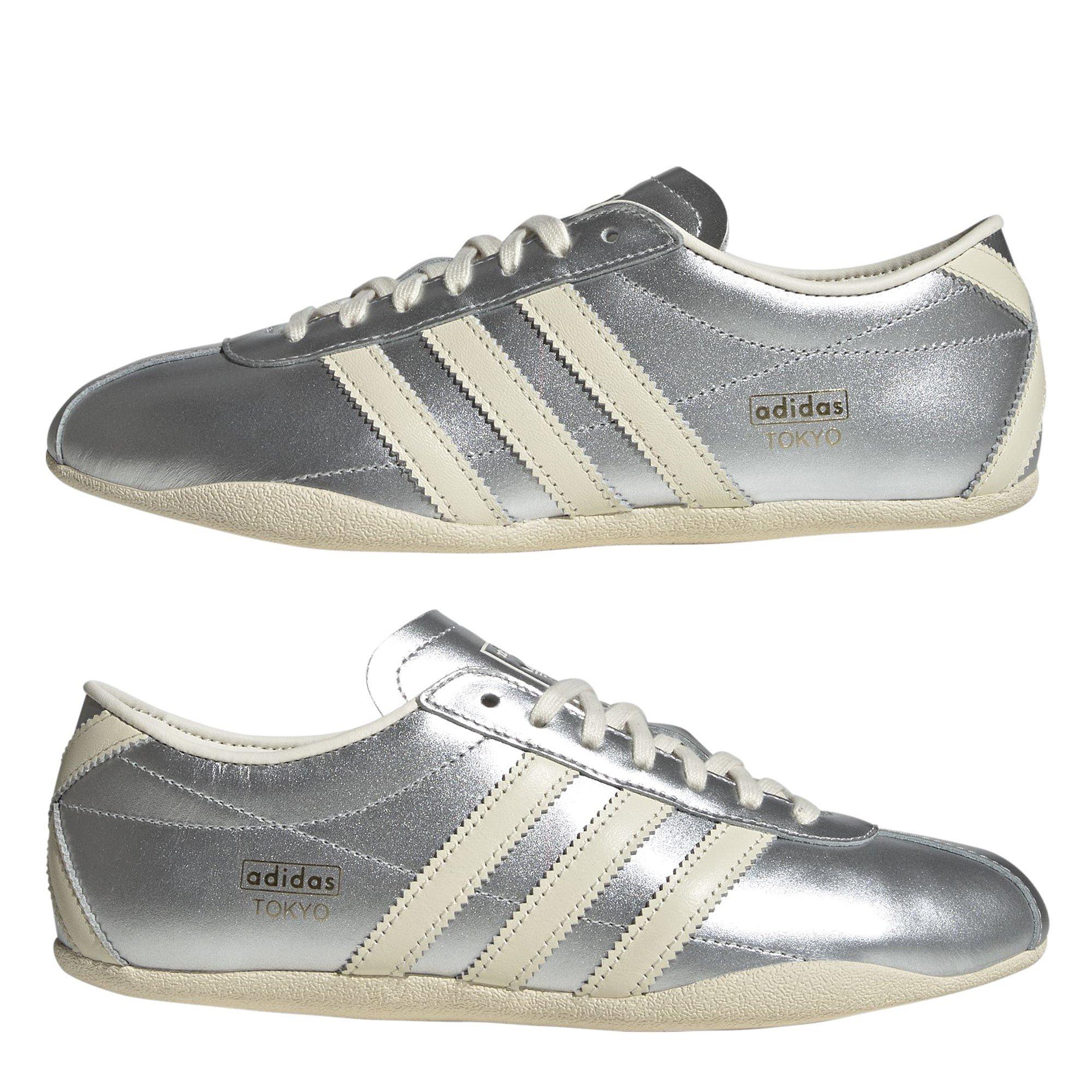 Silver - adidas Originals - Women's Tokyo Low-Top Trainers - 9