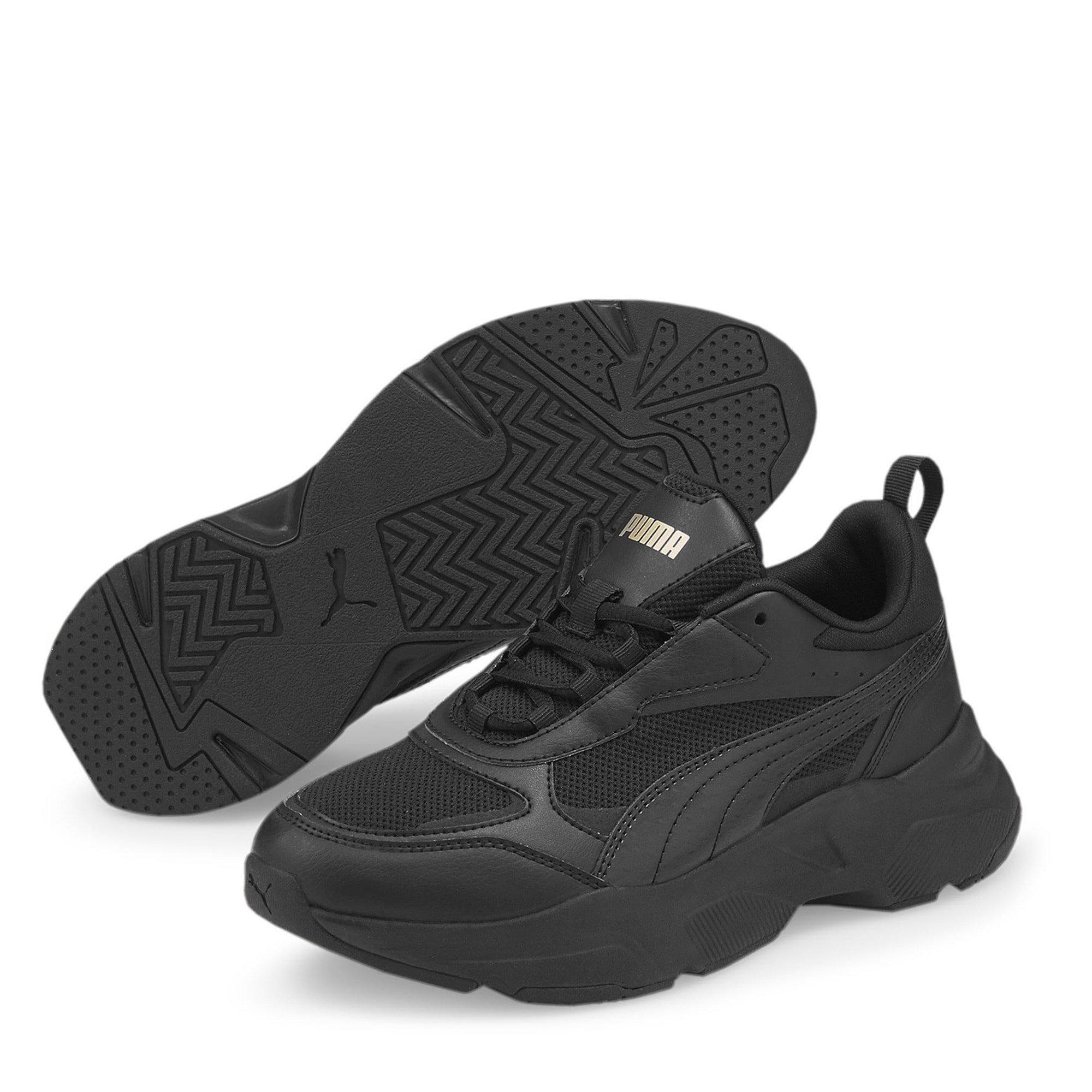 Black/ Gold - Puma - Cassia Trainers Ladies - 1