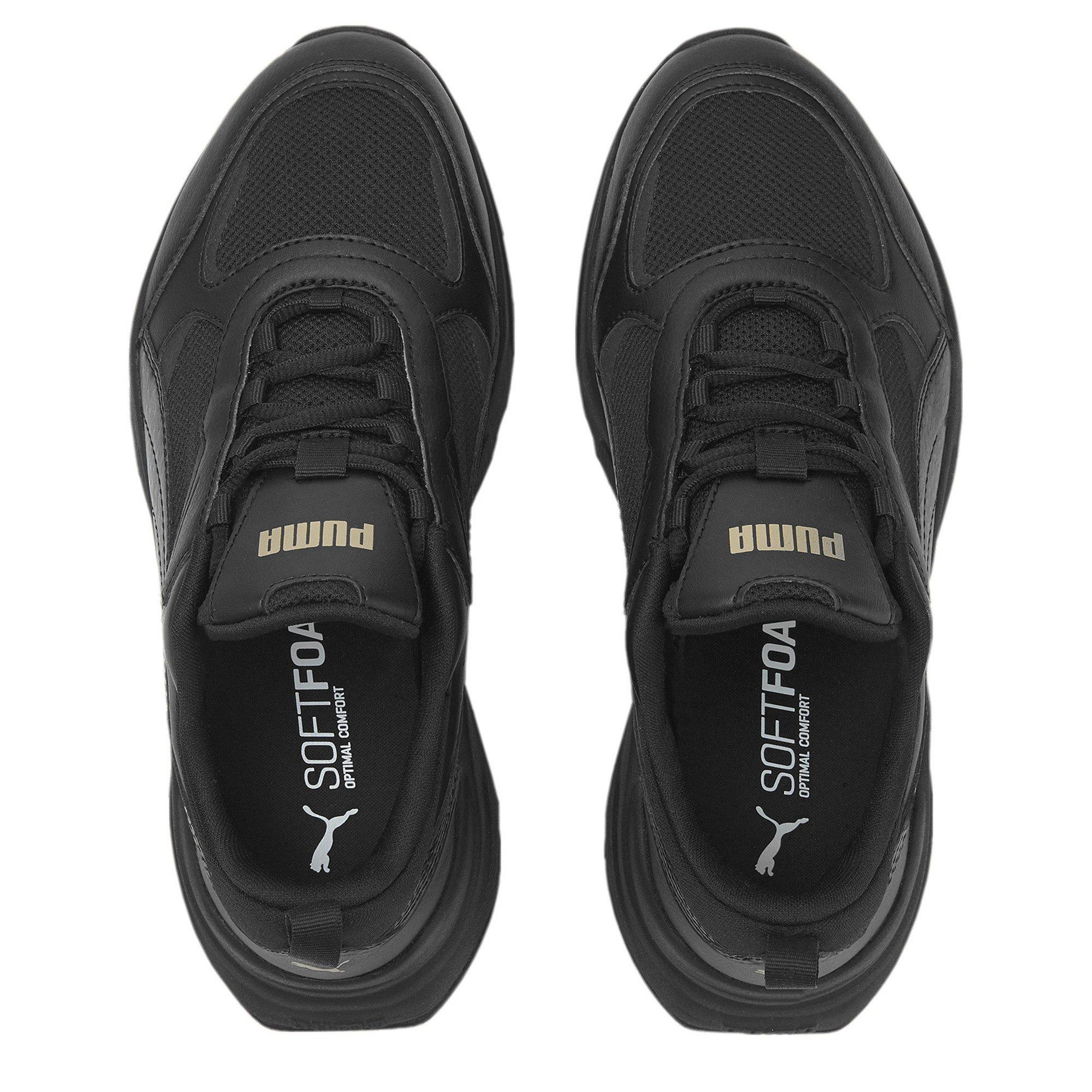 Zwart/ Goud - Puma - Cassia Trainers Ladies - 8