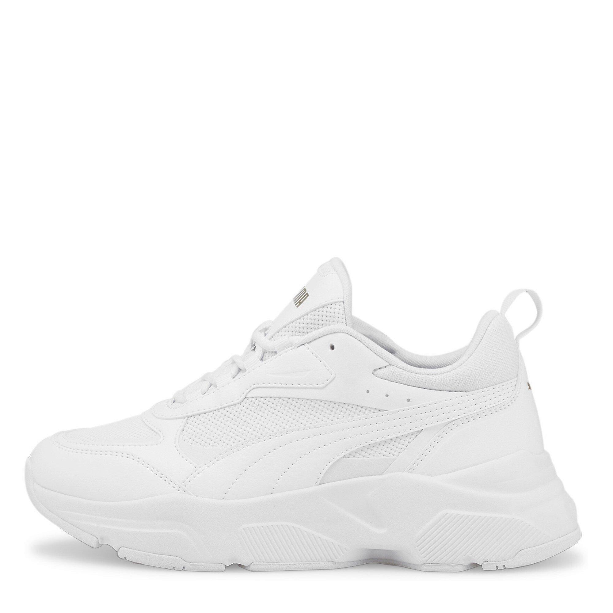 Blanc/Or - Puma - Cassia Trainers Ladies - 3