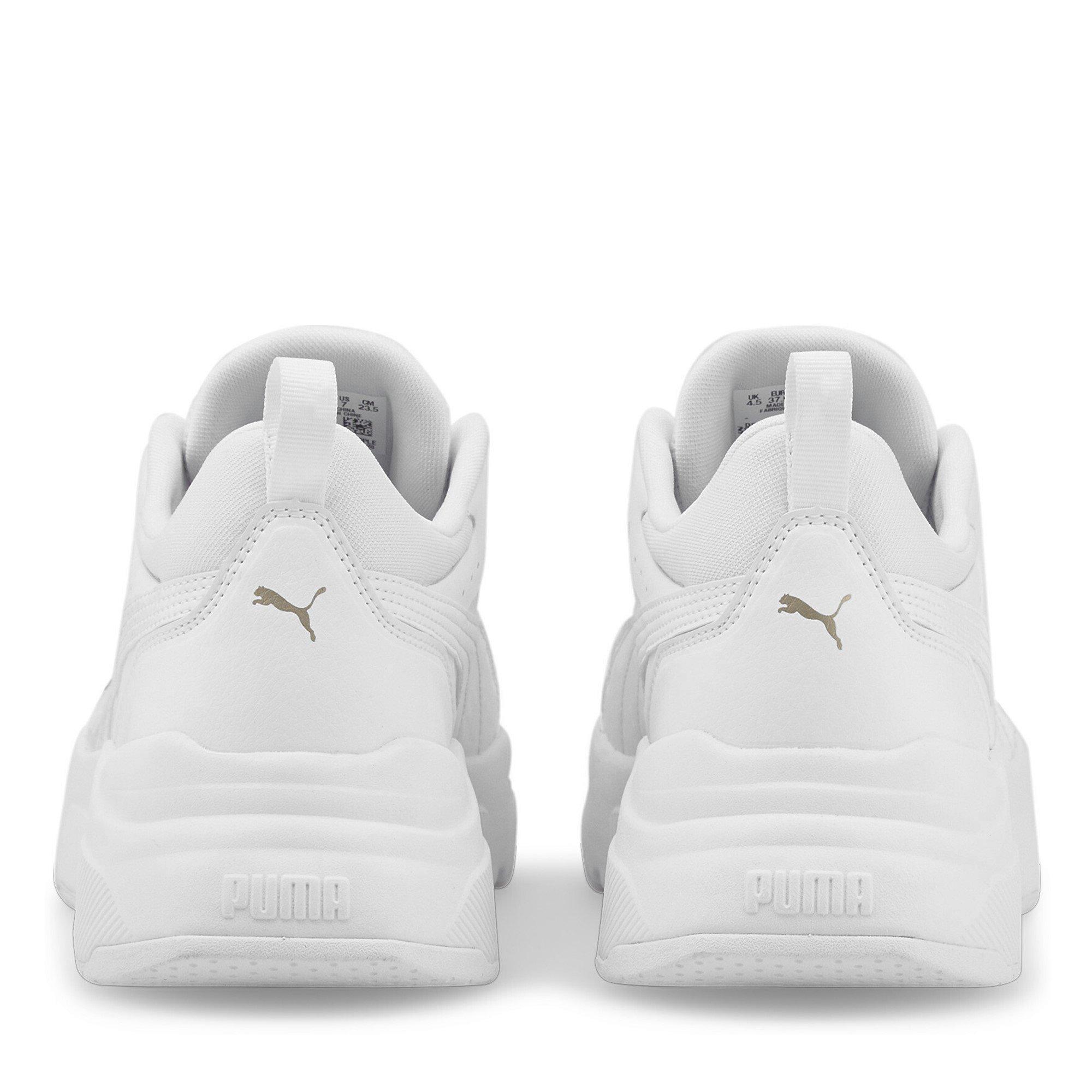 Blanc/Or - Puma - Cassia Trainers Ladies - 5