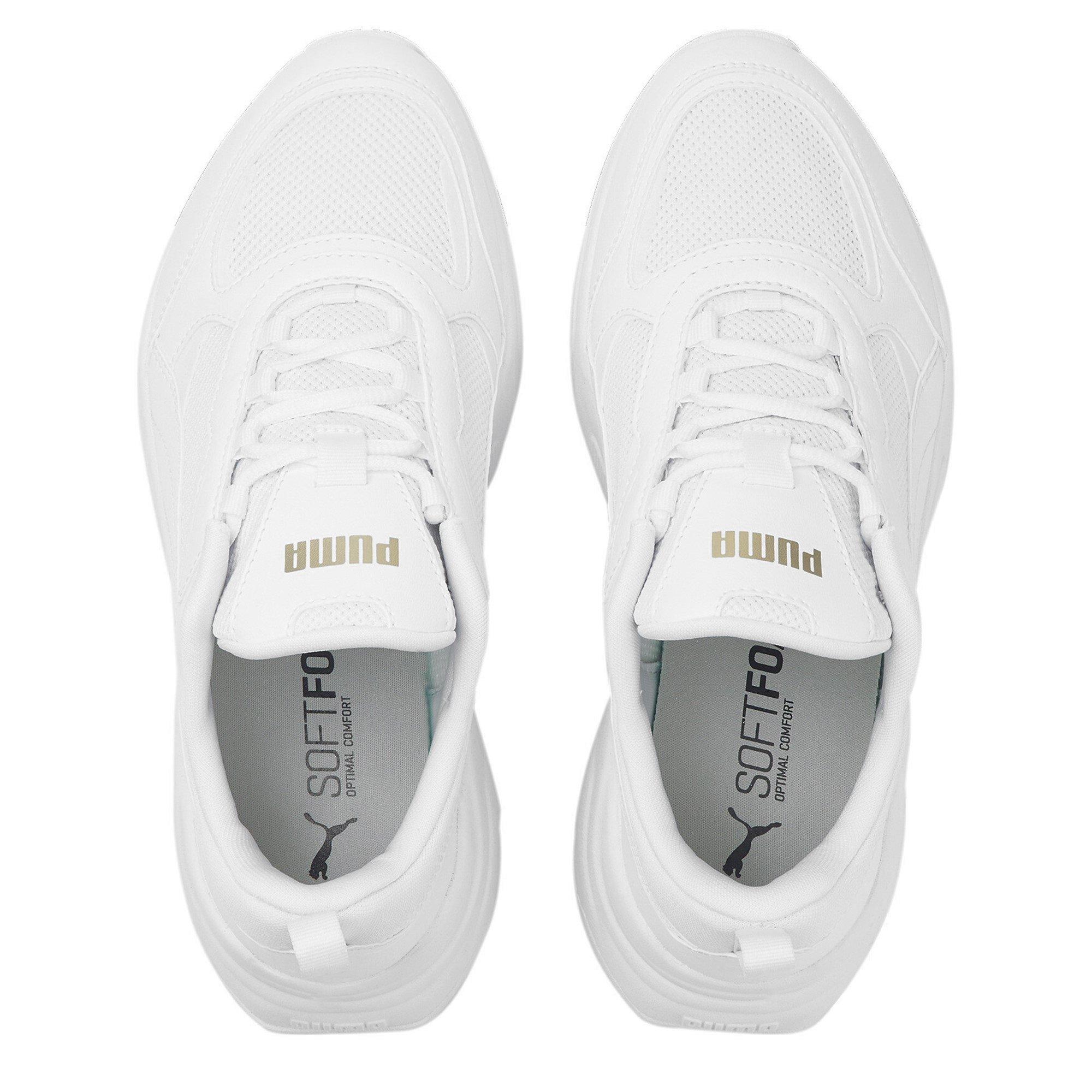 Blanc/Or - Puma - Cassia Trainers Ladies - 6