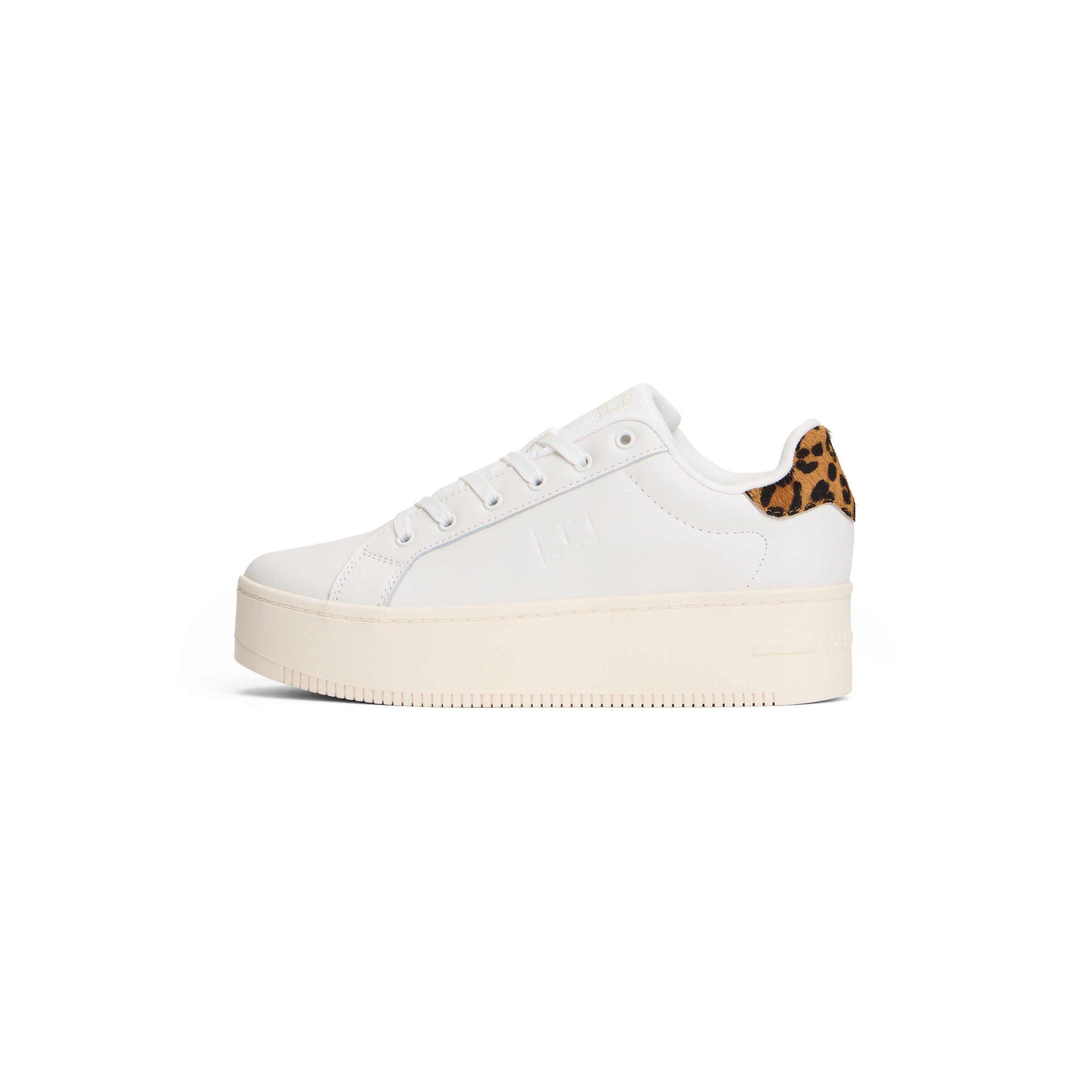 Tommy Jeans Women's Tj Trainers - Ivory/Leopard - 7 (41)