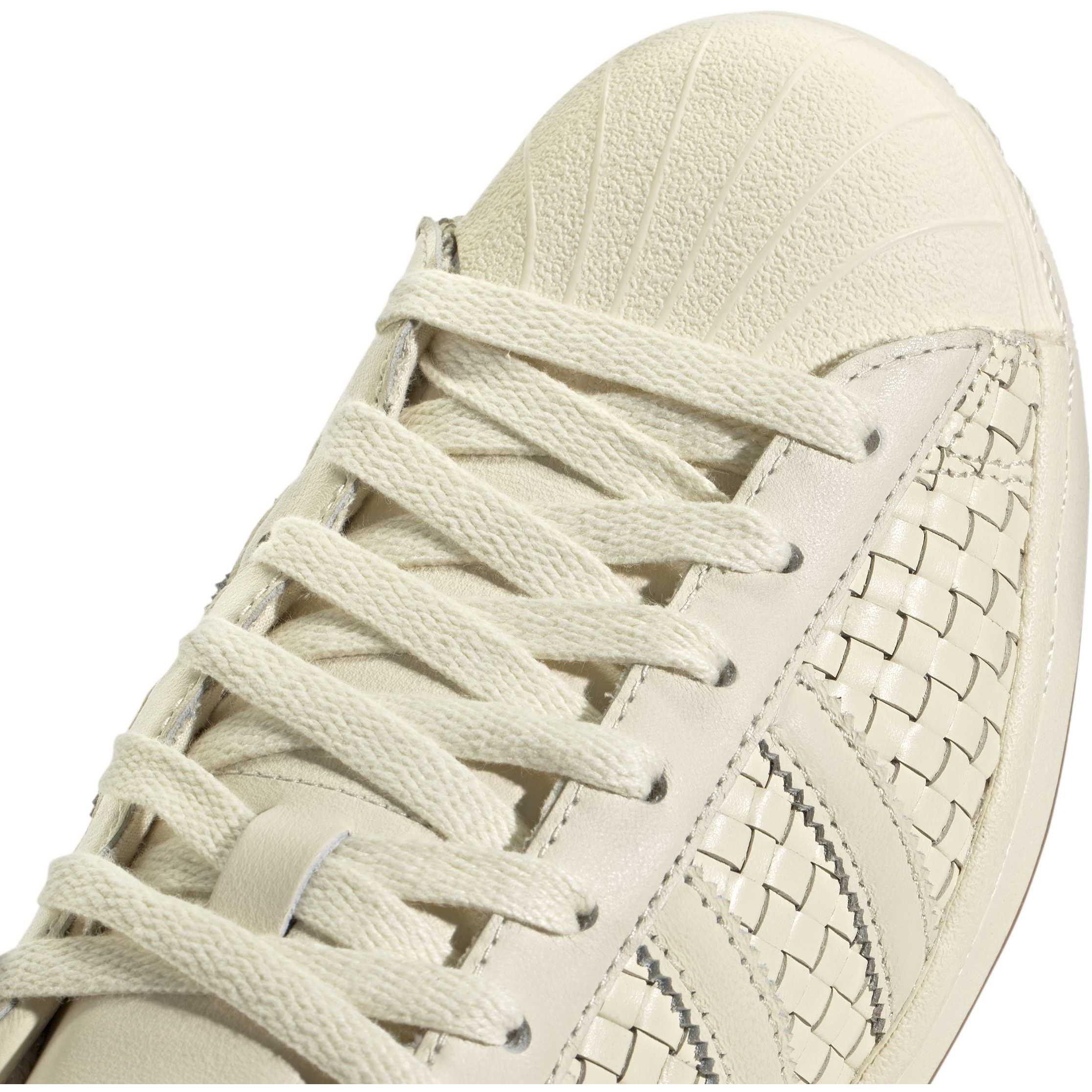 Cream - adidas Originals - Women's SuperStar V Low-Top Trainers - 7