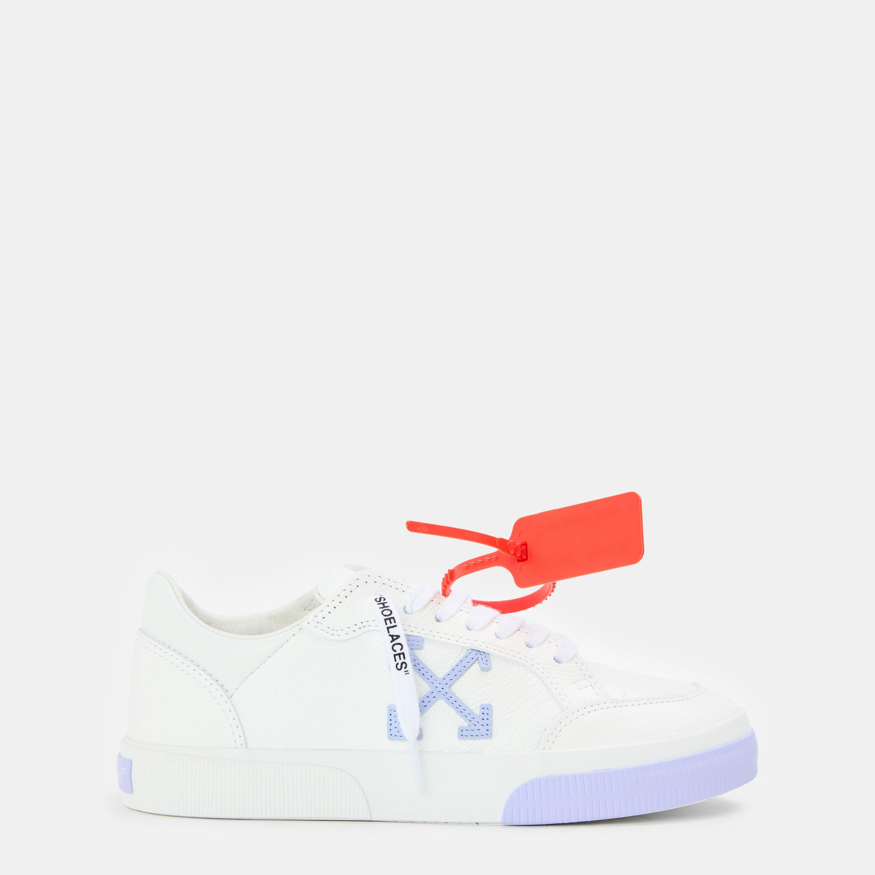 Off White Women's Vulcan Low-Top Trainers - Whte Light Blue - 7 (40)