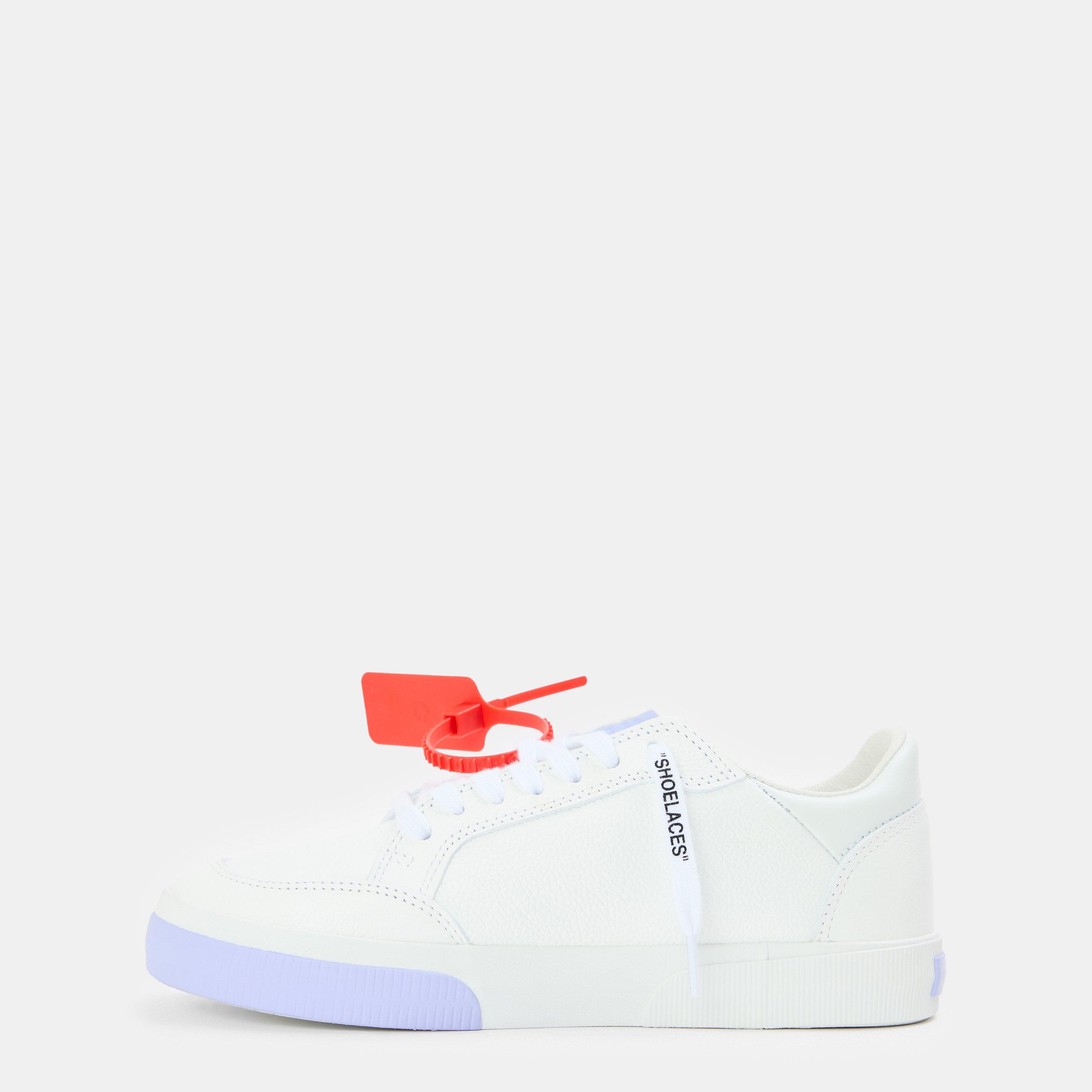 Whte Light Blue - Off White - Women's Vulcan Low-Top Trainers - 2