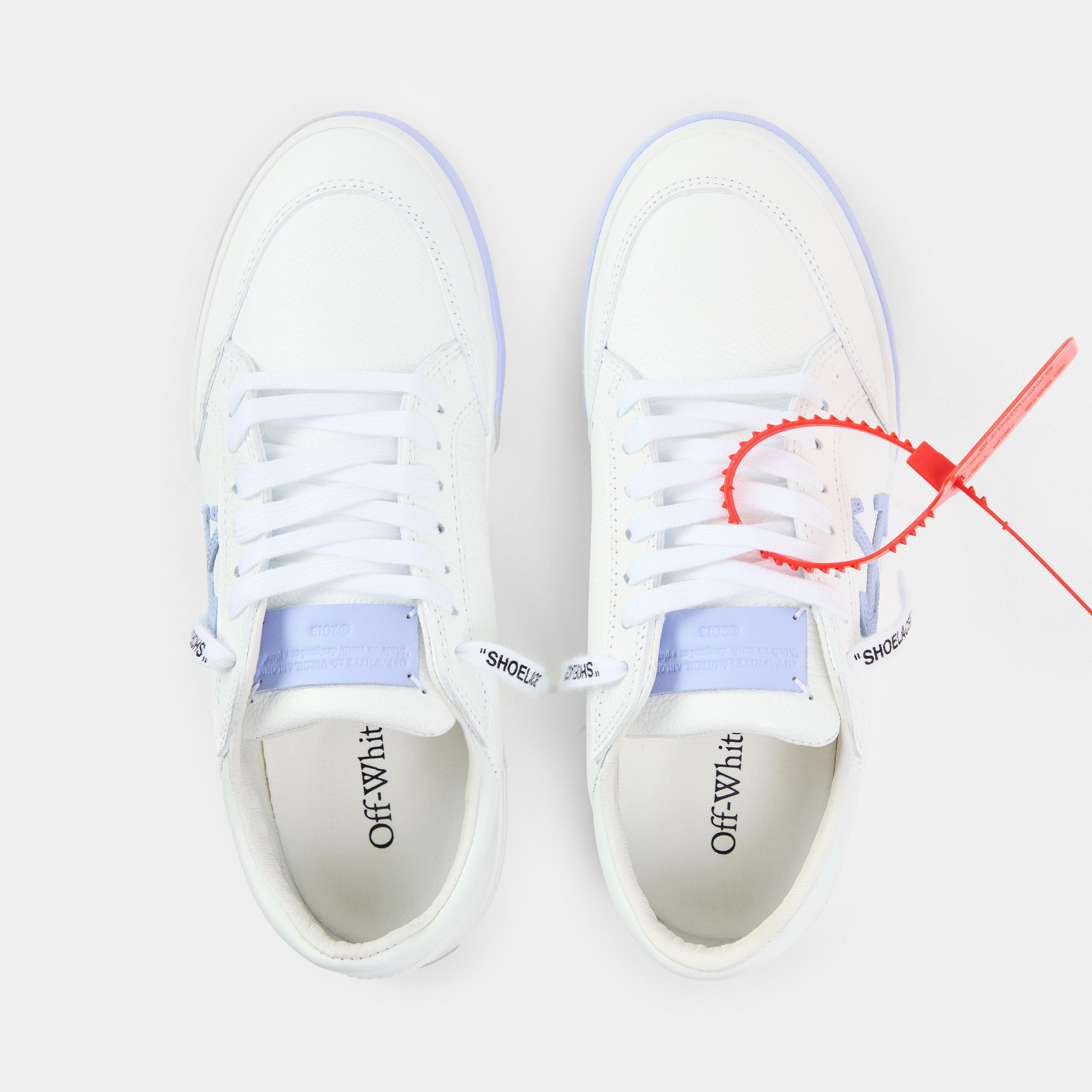 Whte Light Blue - Off White - Women's Vulcan Low-Top Trainers - 5