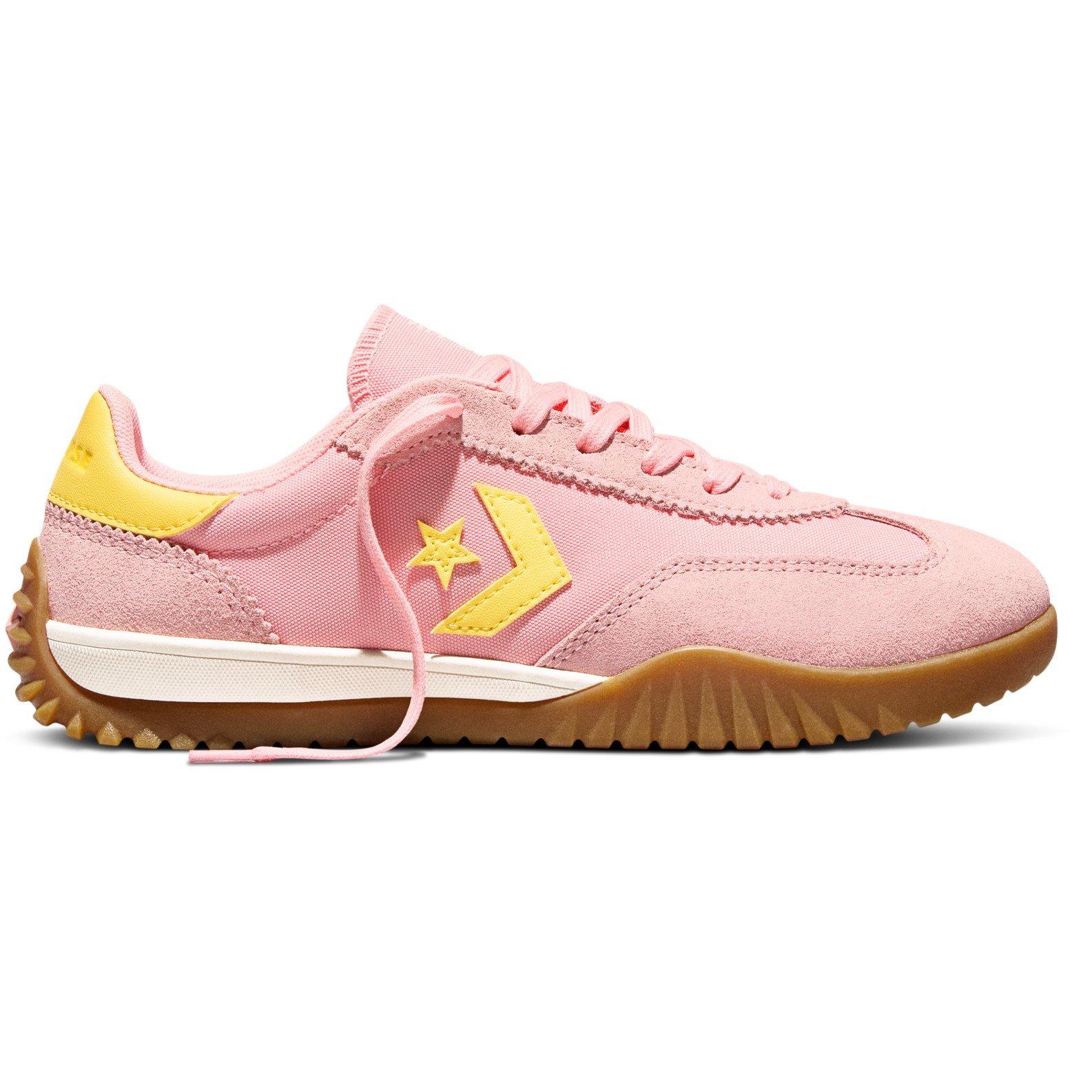 Converse Women's Low-Top Trainers - Pink/Yllw/Gum - 5 (38)