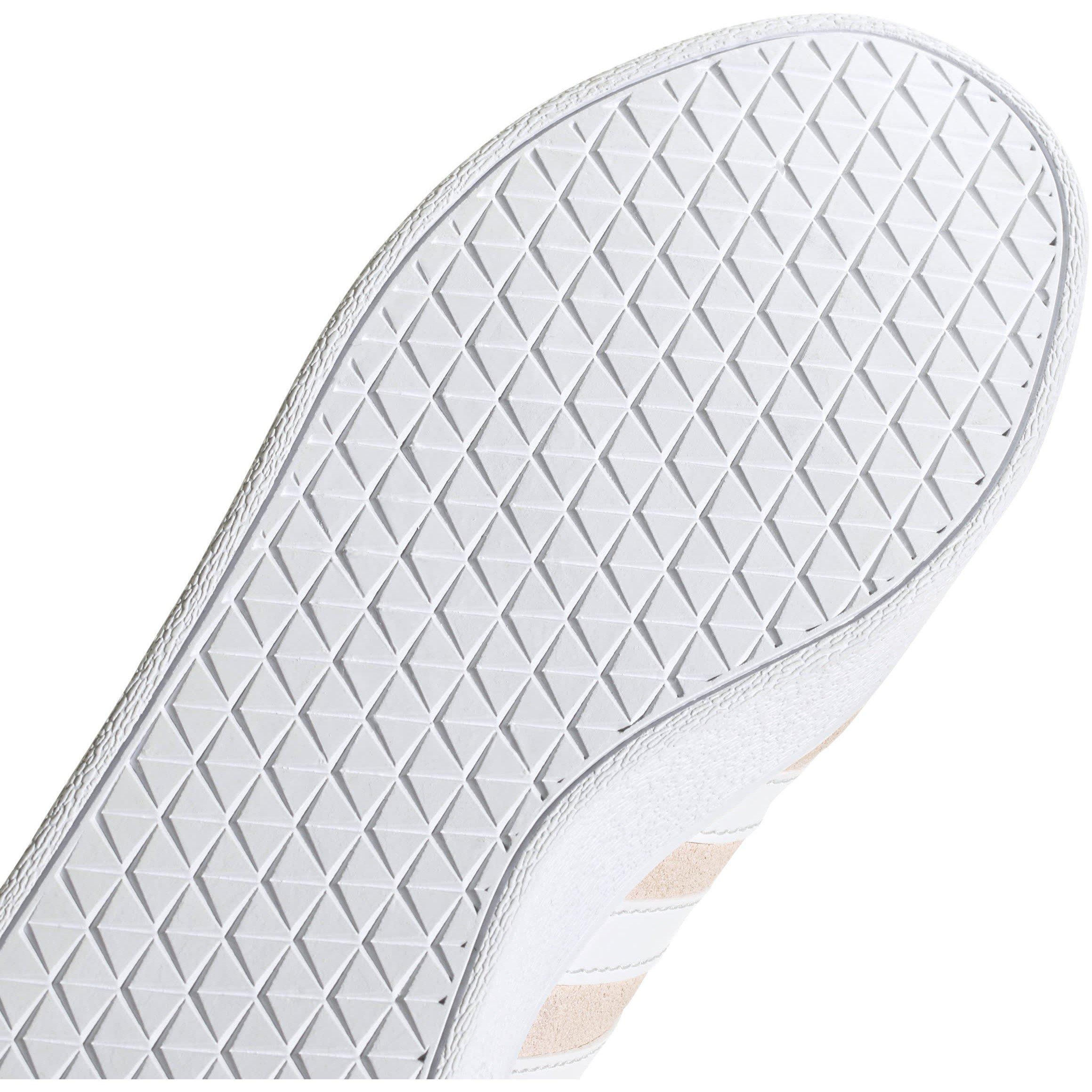 Quartz/Wht/Gold - adidas - VL Court Womens Shoes - 8