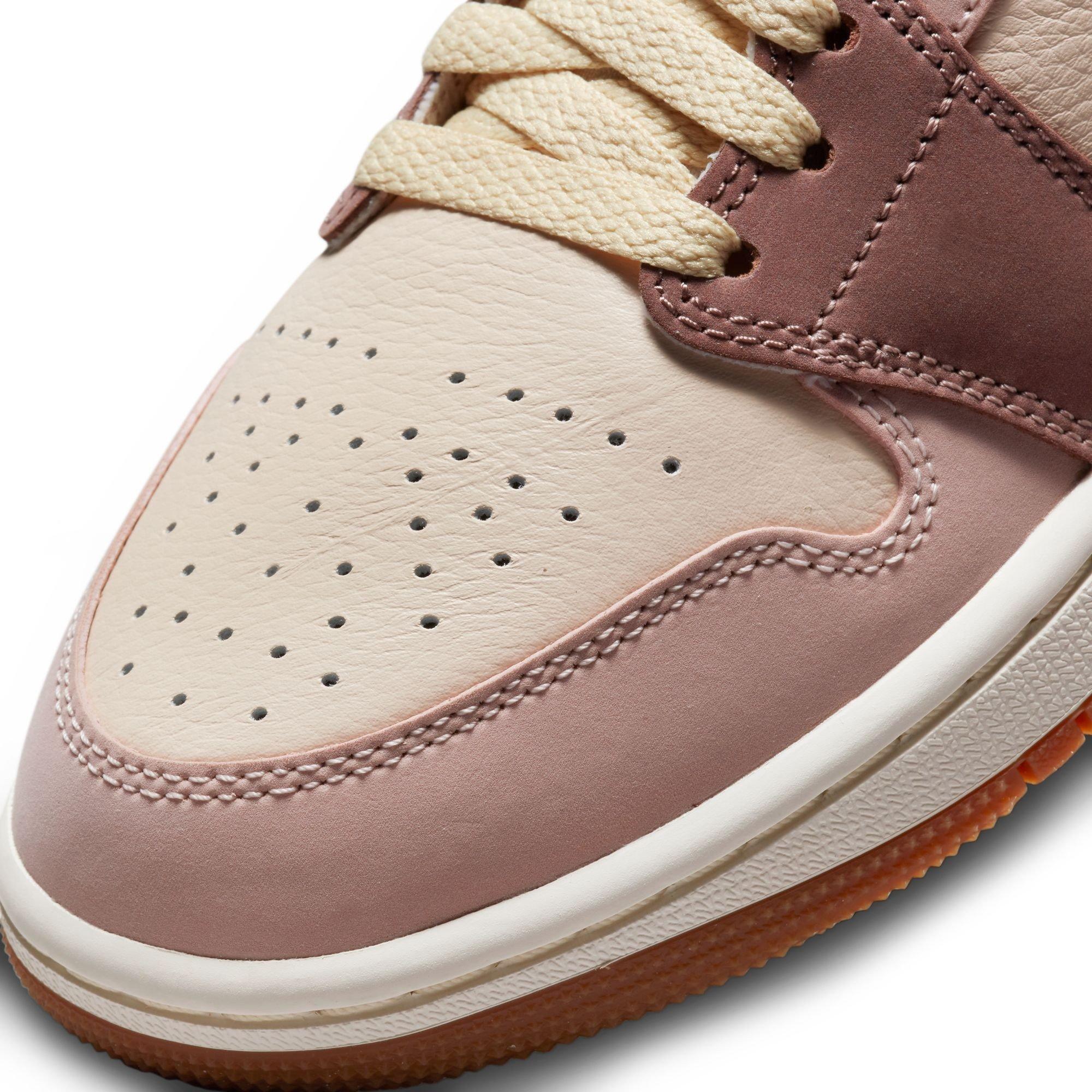 Brown/Pink - Air Jordan - Air Jor 1 Mid SE Ld64 - 7