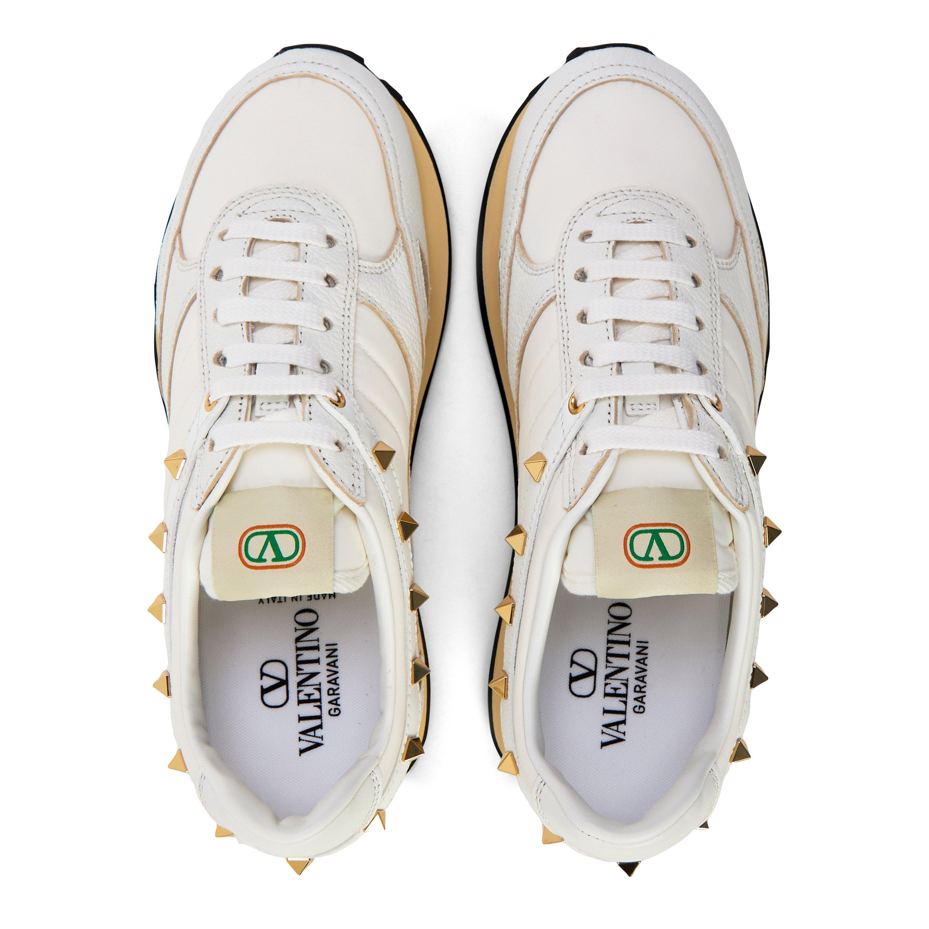 Bianco - Valentino Garavani - VG Stud Up Snkr Ld64 - 4