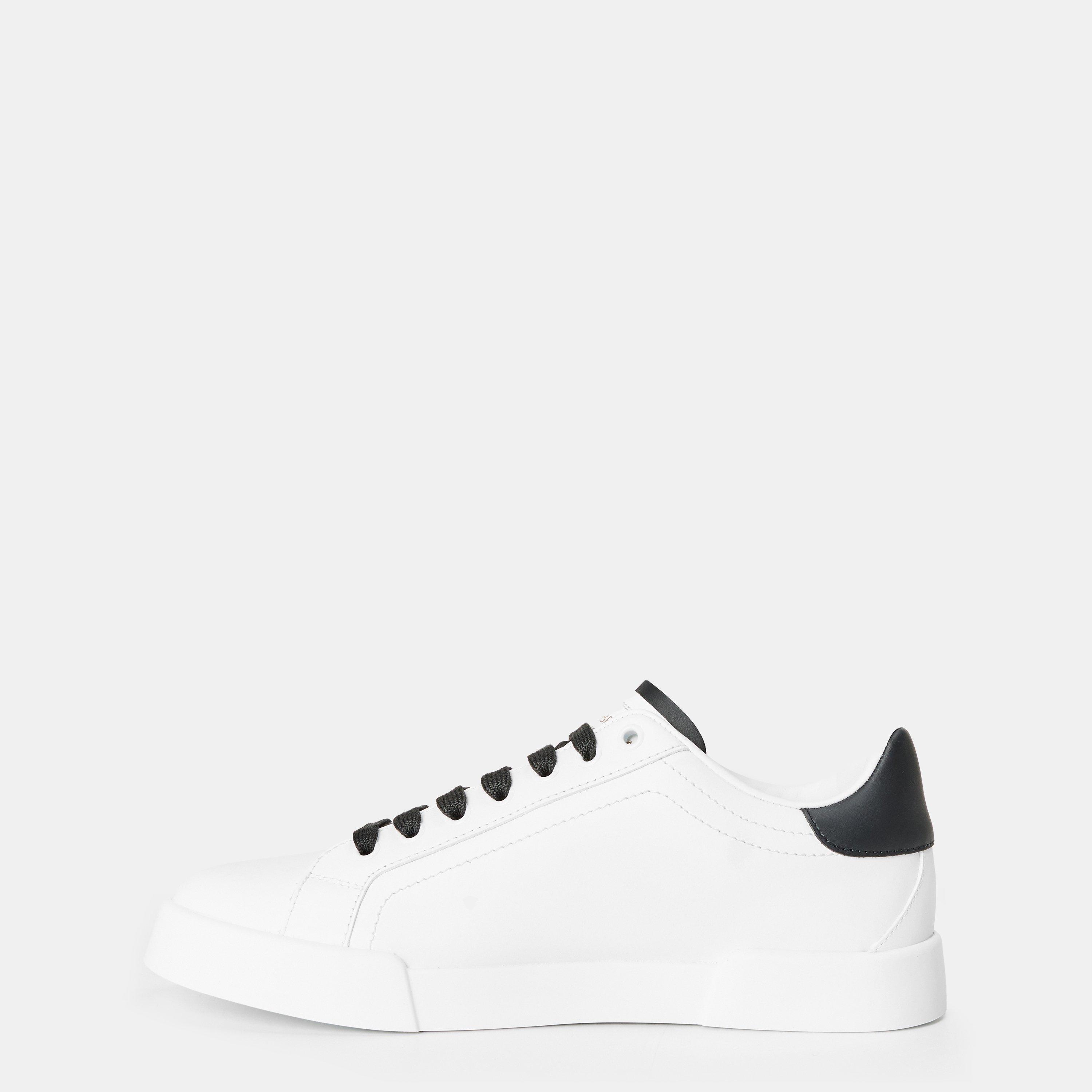 White Black - Dolce and Gabbana - Women's & Cushioned Low-Top Trainers - 2