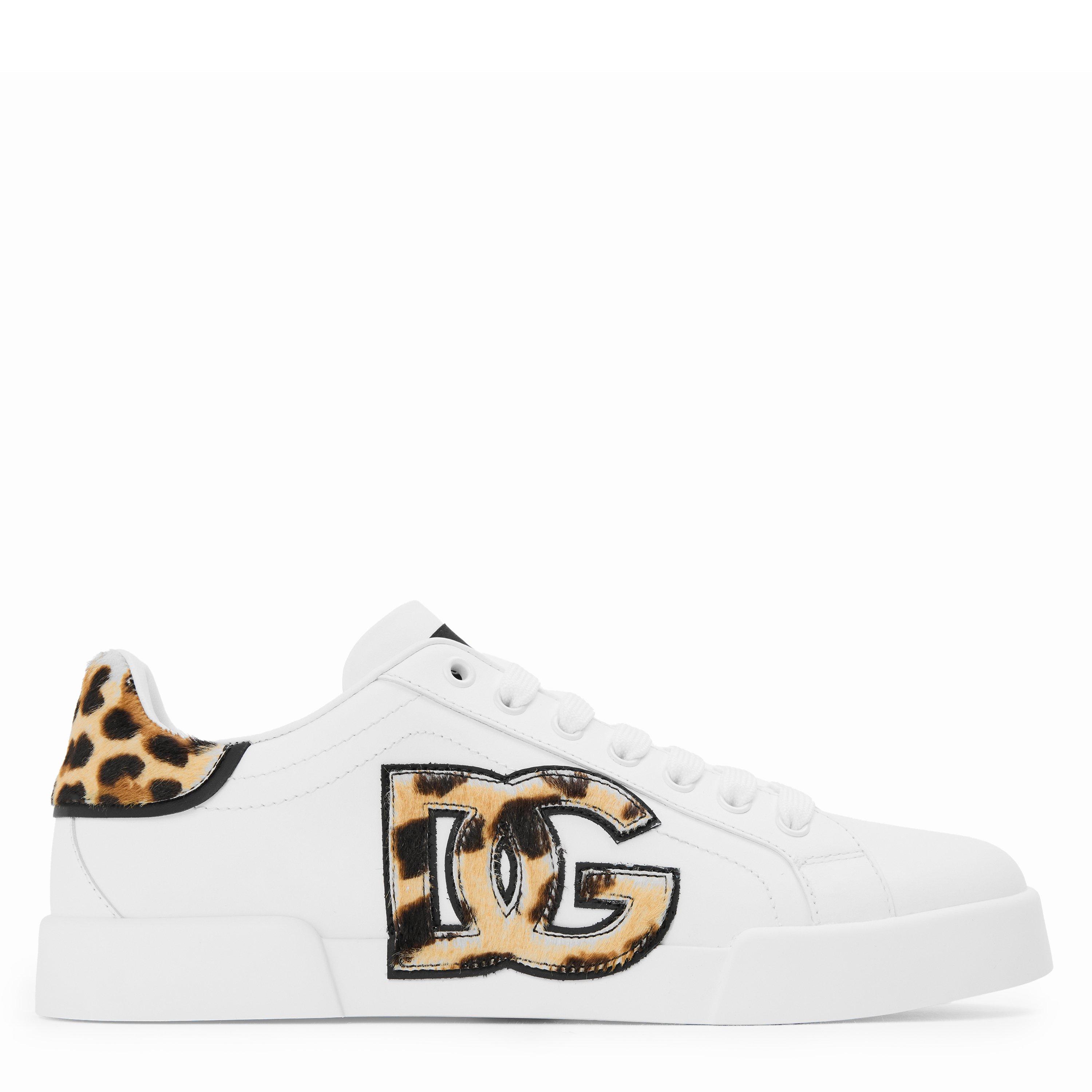 Bianco Leo - Dolce and Gabbana - Women's & Cushioned Low-Top Trainers - 1
