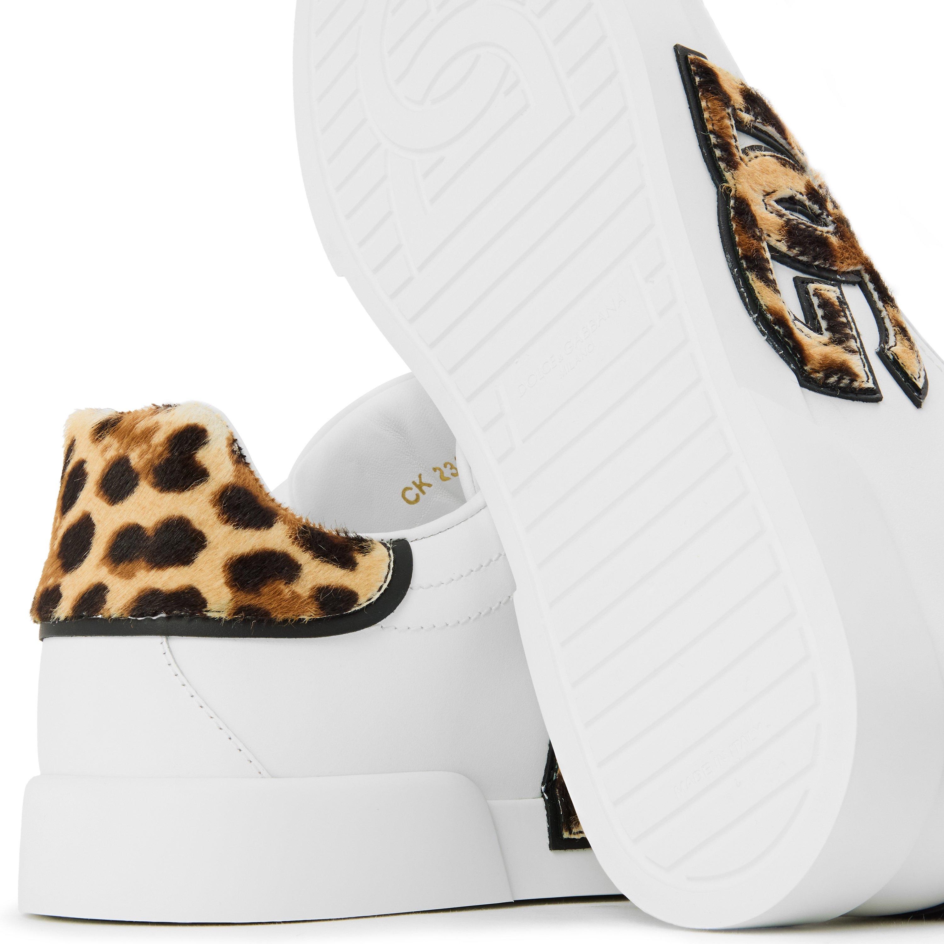 Bianco Leo - Dolce and Gabbana - Women's & Cushioned Low-Top Trainers - 4