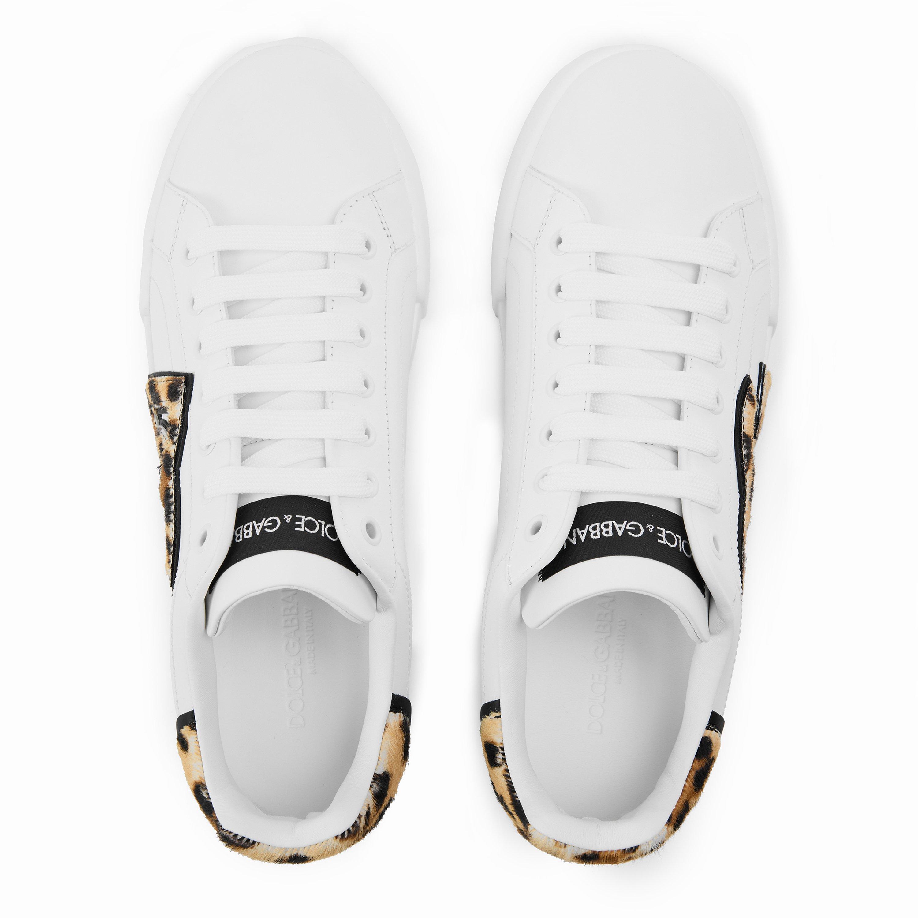 Bianco Leo - Dolce and Gabbana - Women's & Cushioned Low-Top Trainers - 5