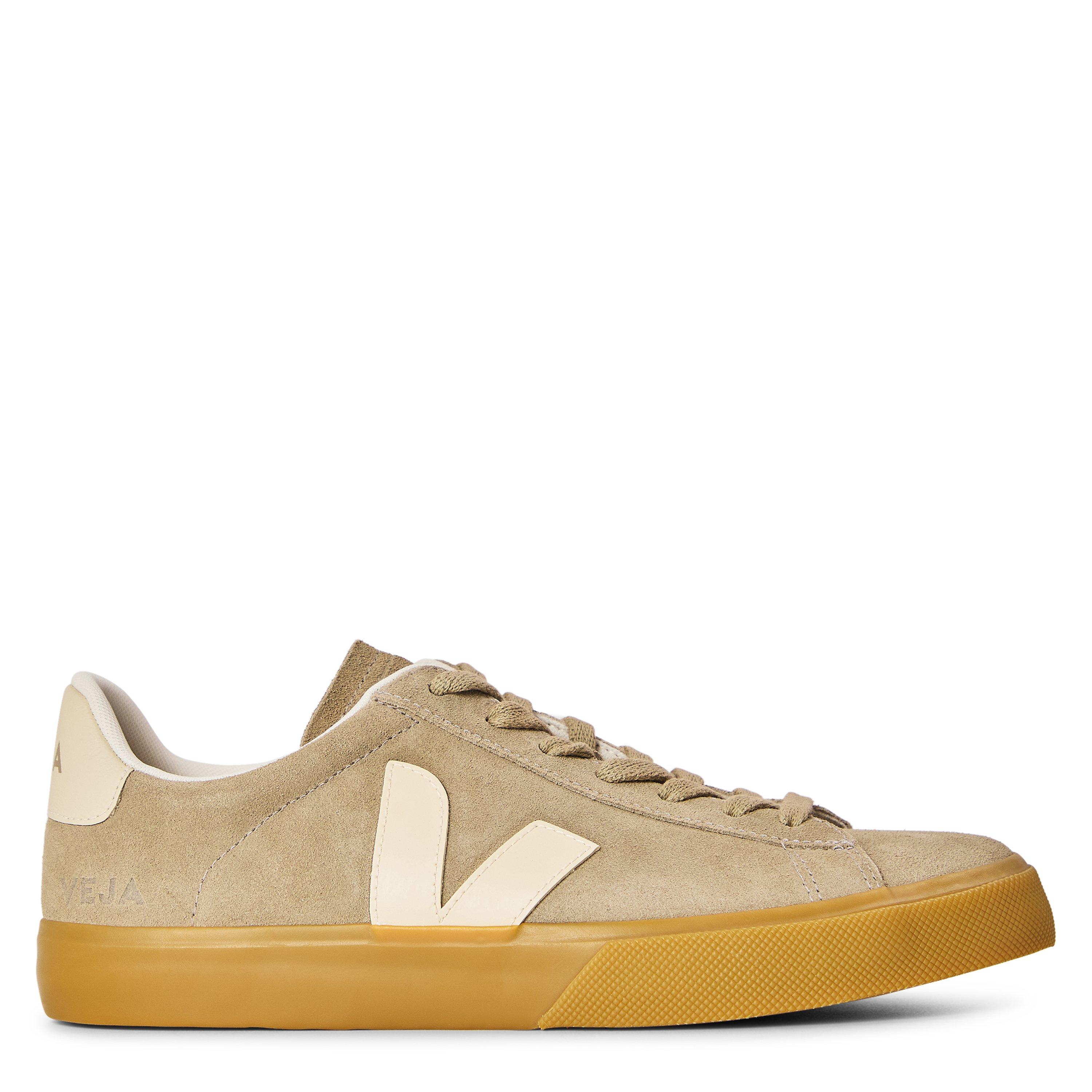 Taupe Pierre - Veja - Women's Campo Suede Low-Top Trainers - 1