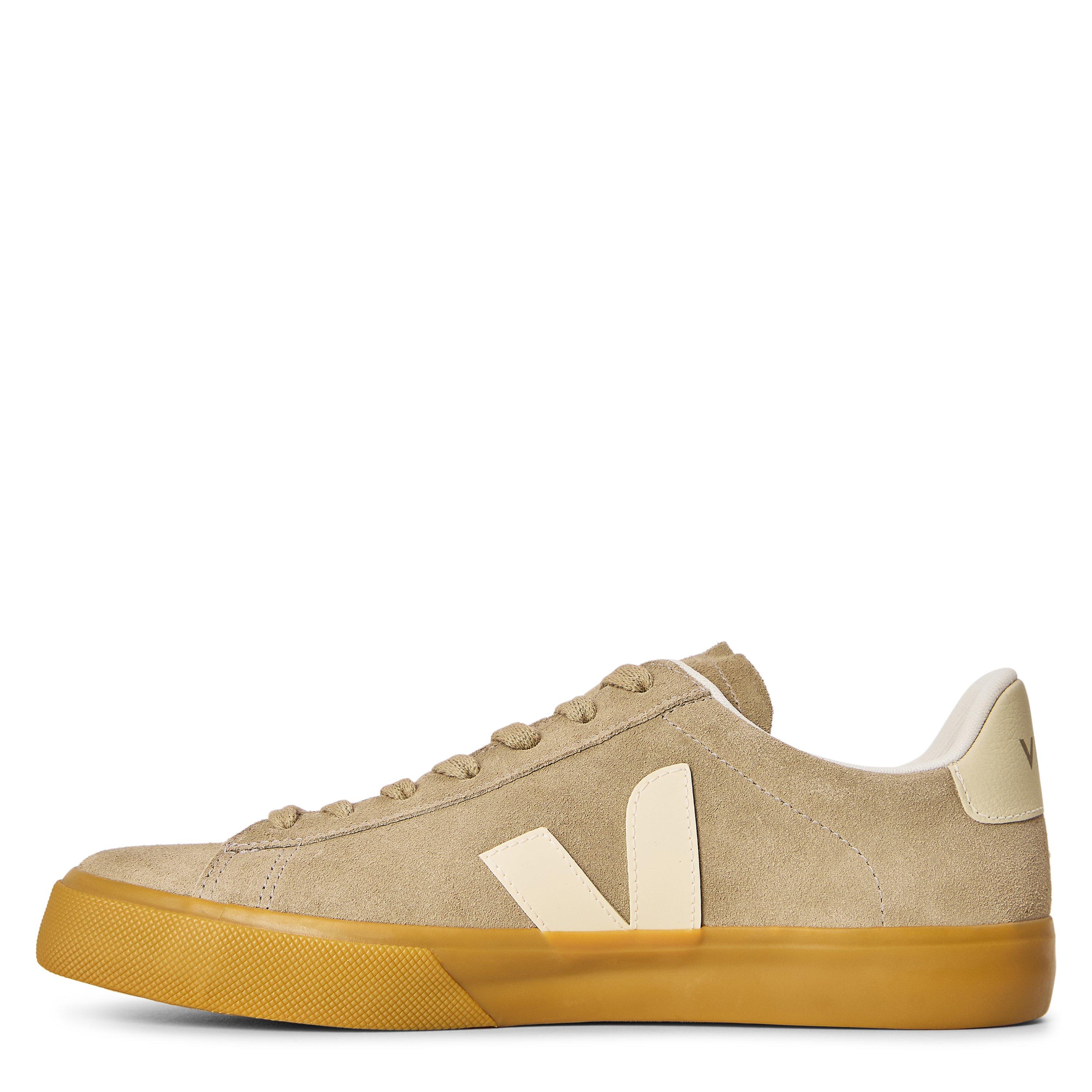 Taupe Pierre - Veja - Women's Campo Suede Low-Top Trainers - 2