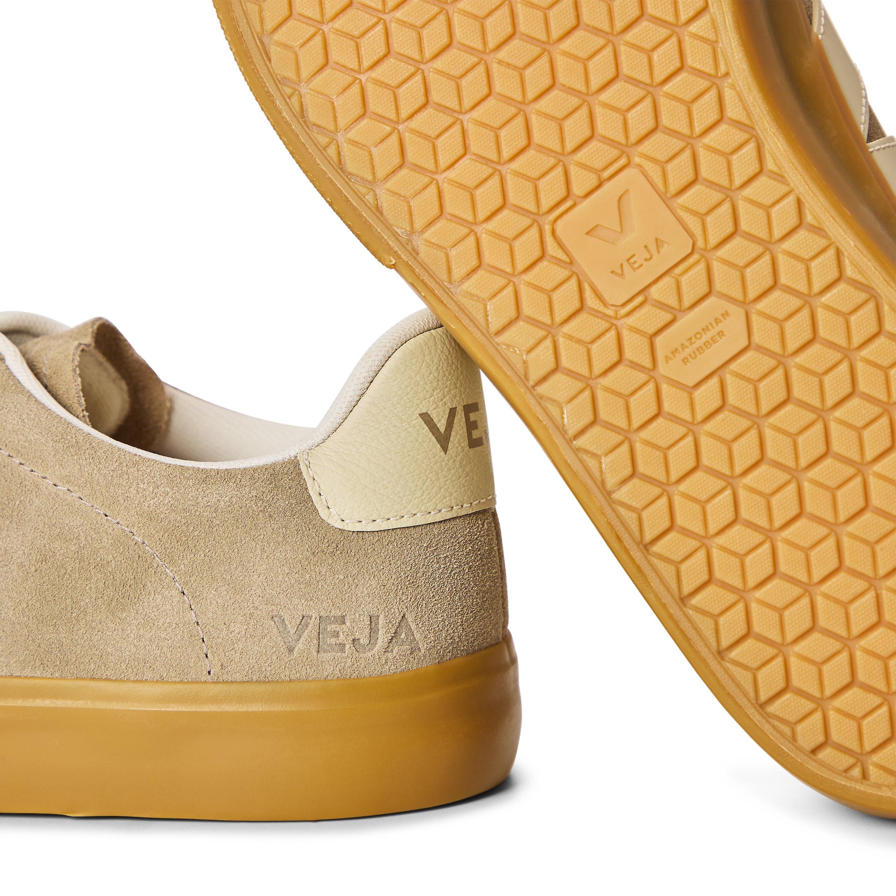 Taupe Pierre - Veja - Women's Campo Suede Low-Top Trainers - 3
