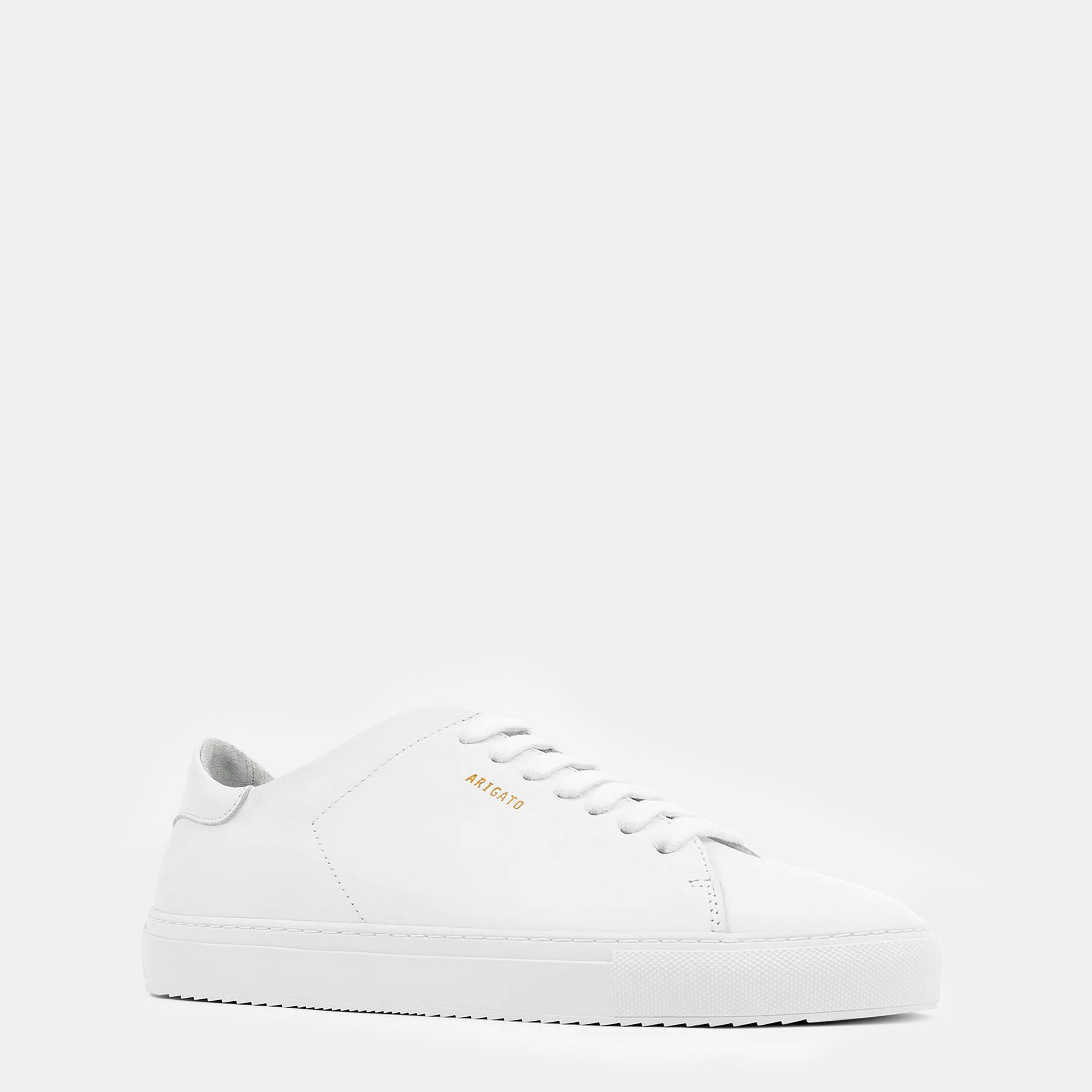 White/White - Axel Arigato - Women's Clean 90 Leather Trainers - 3