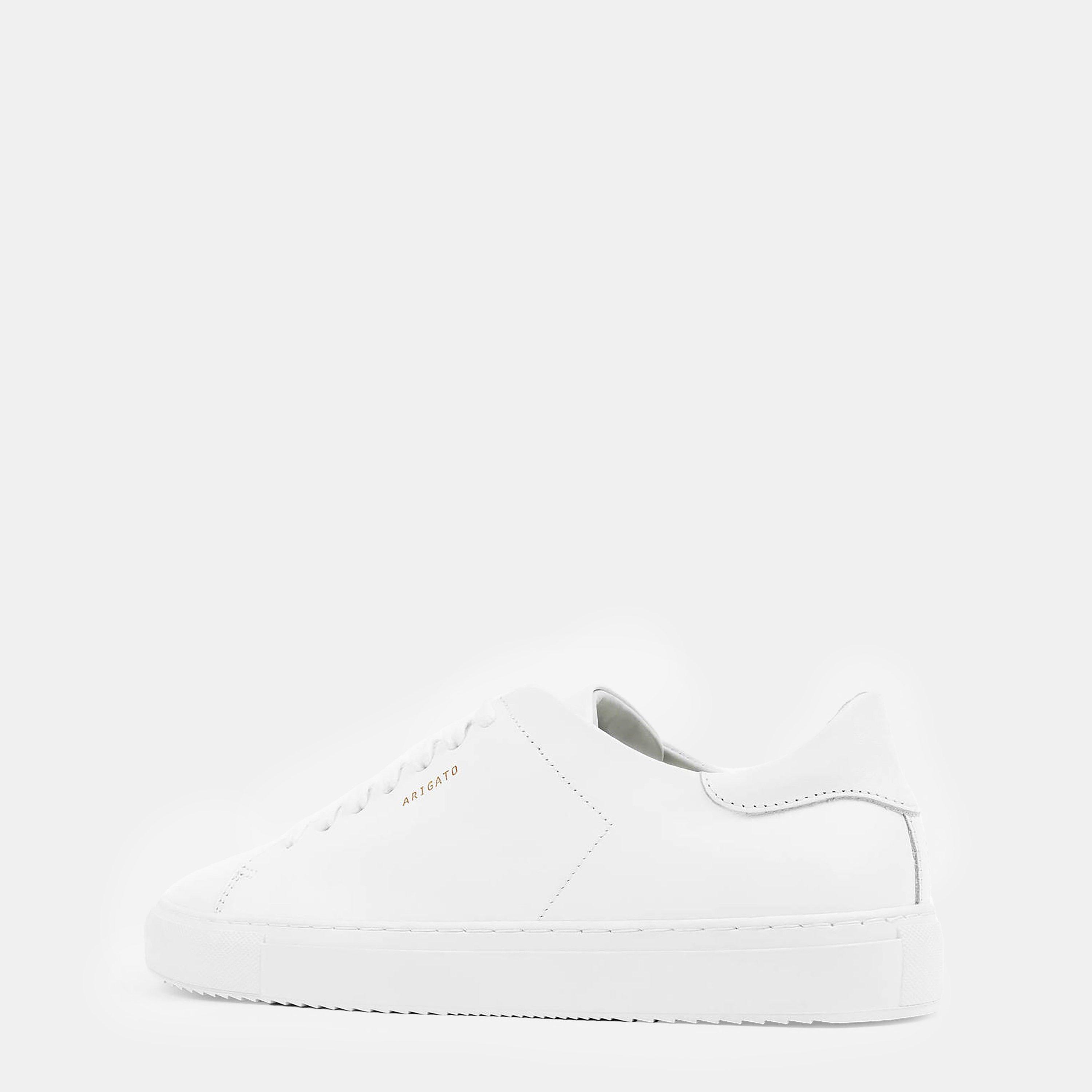White/White - Axel Arigato - Women's Clean 90 Leather Trainers - 4
