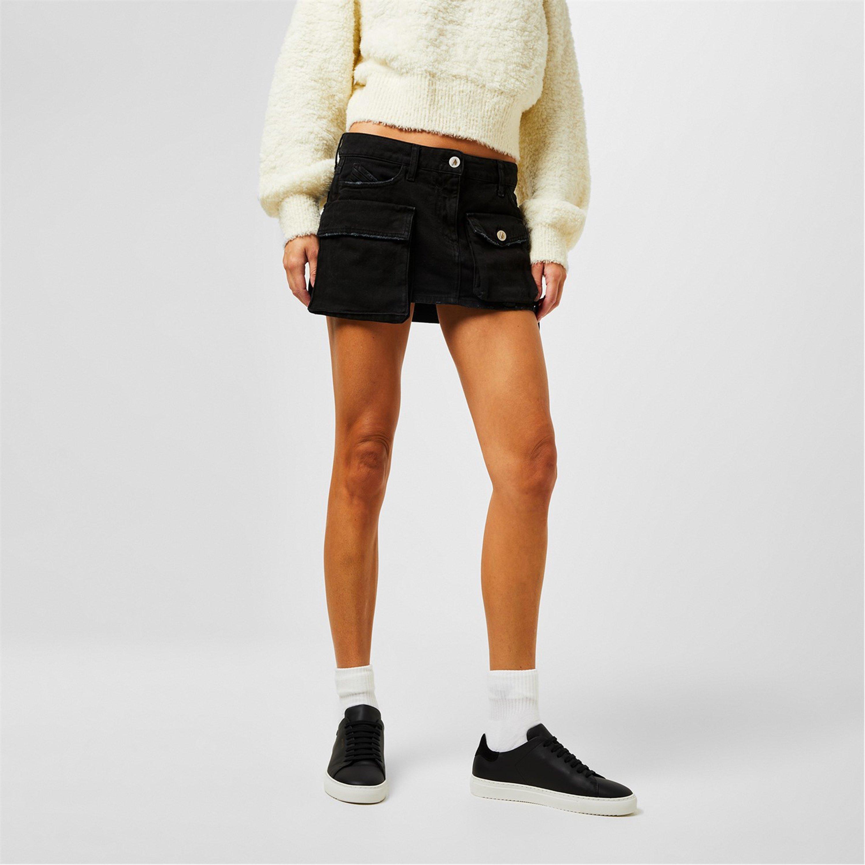 Black/White - Axel Arigato - Women's Clean 90 Leather Trainers - 3