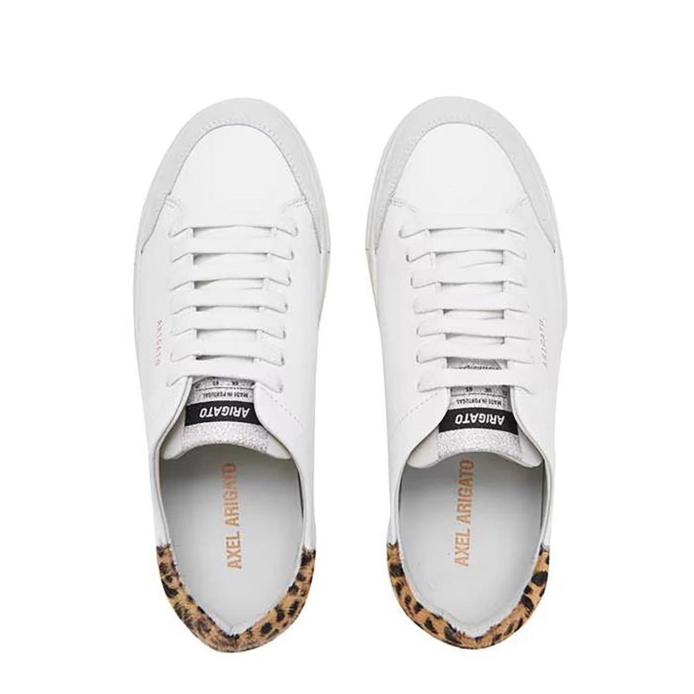 White/Leopard - Axel Arigato - Women's Clean 90 Leather Trainers - 5