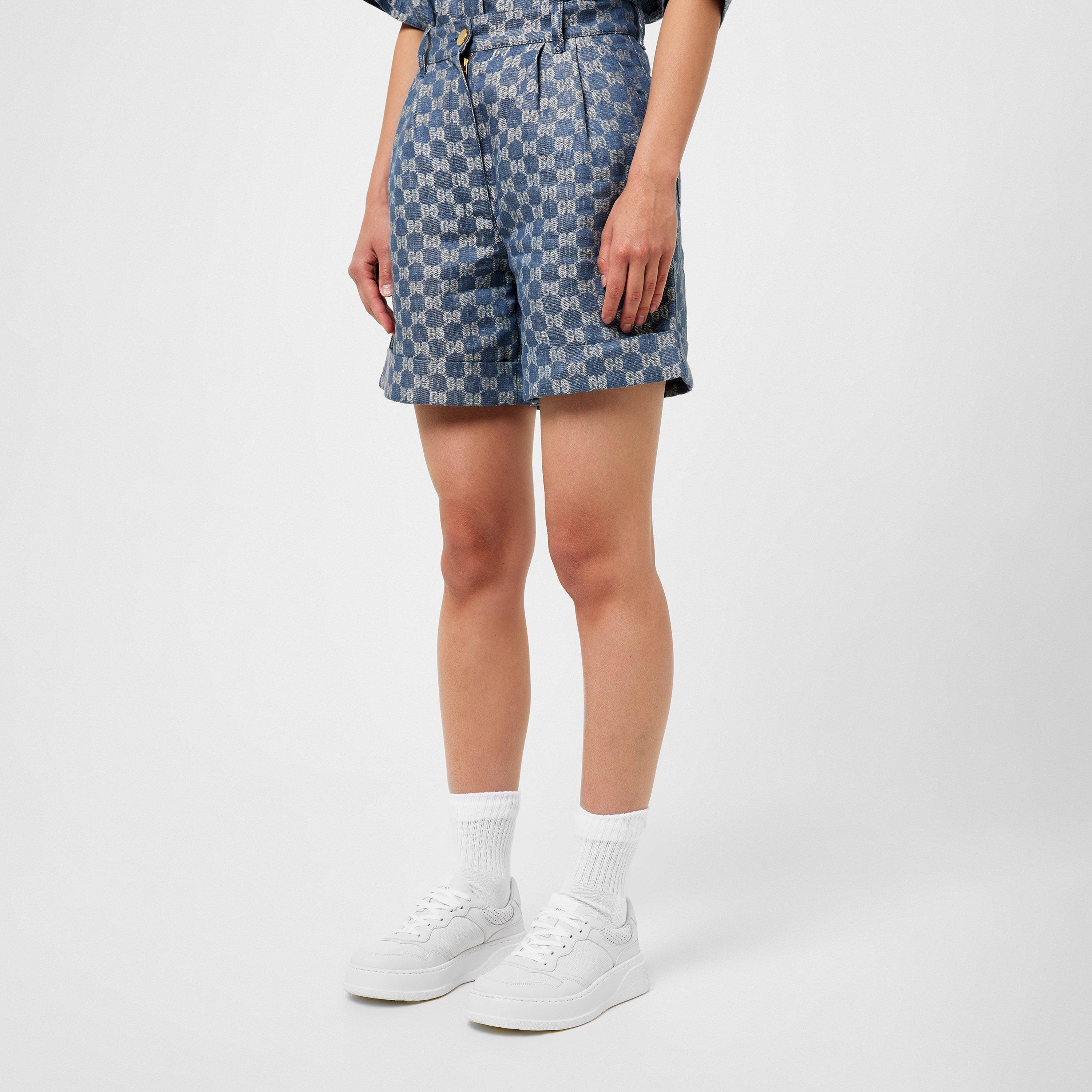 White 9014 - Gucci - Women's GG Canvas Low-Top Trainers - 3