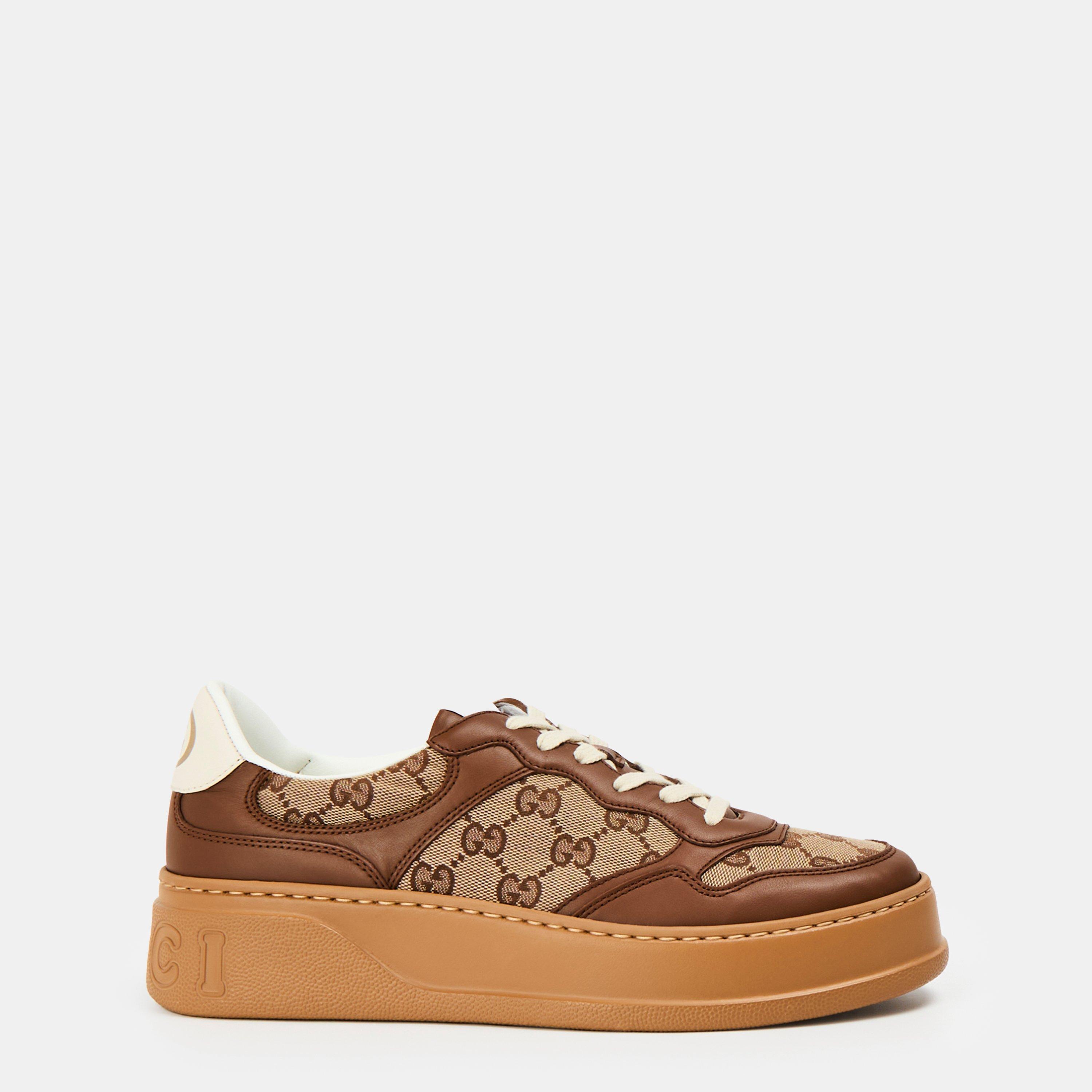 Beige 2866 - Gucci - Women's GG Canvas Low-Top Trainers - 1