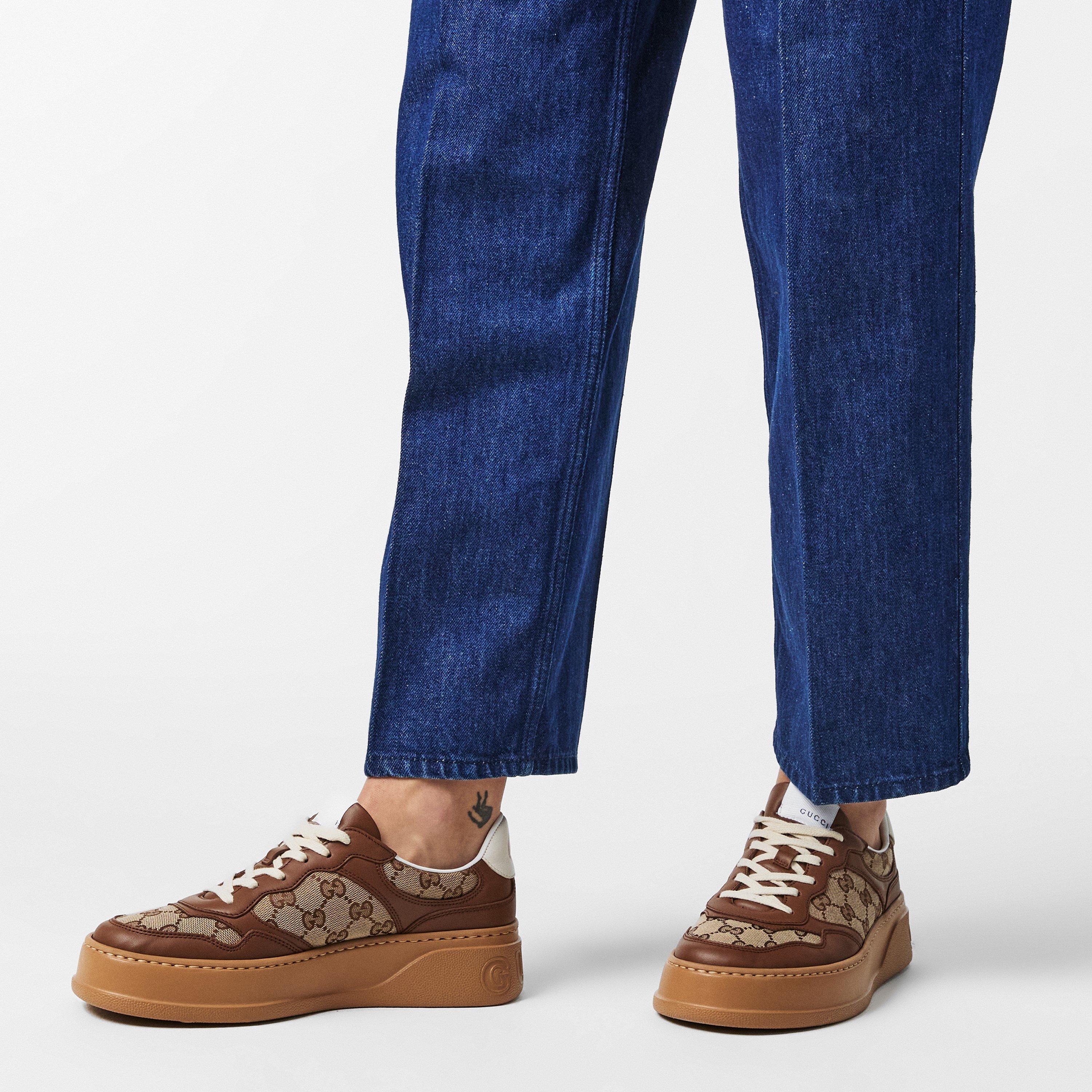 Beige 2866 - Gucci - Women's GG Canvas Low-Top Trainers - 3