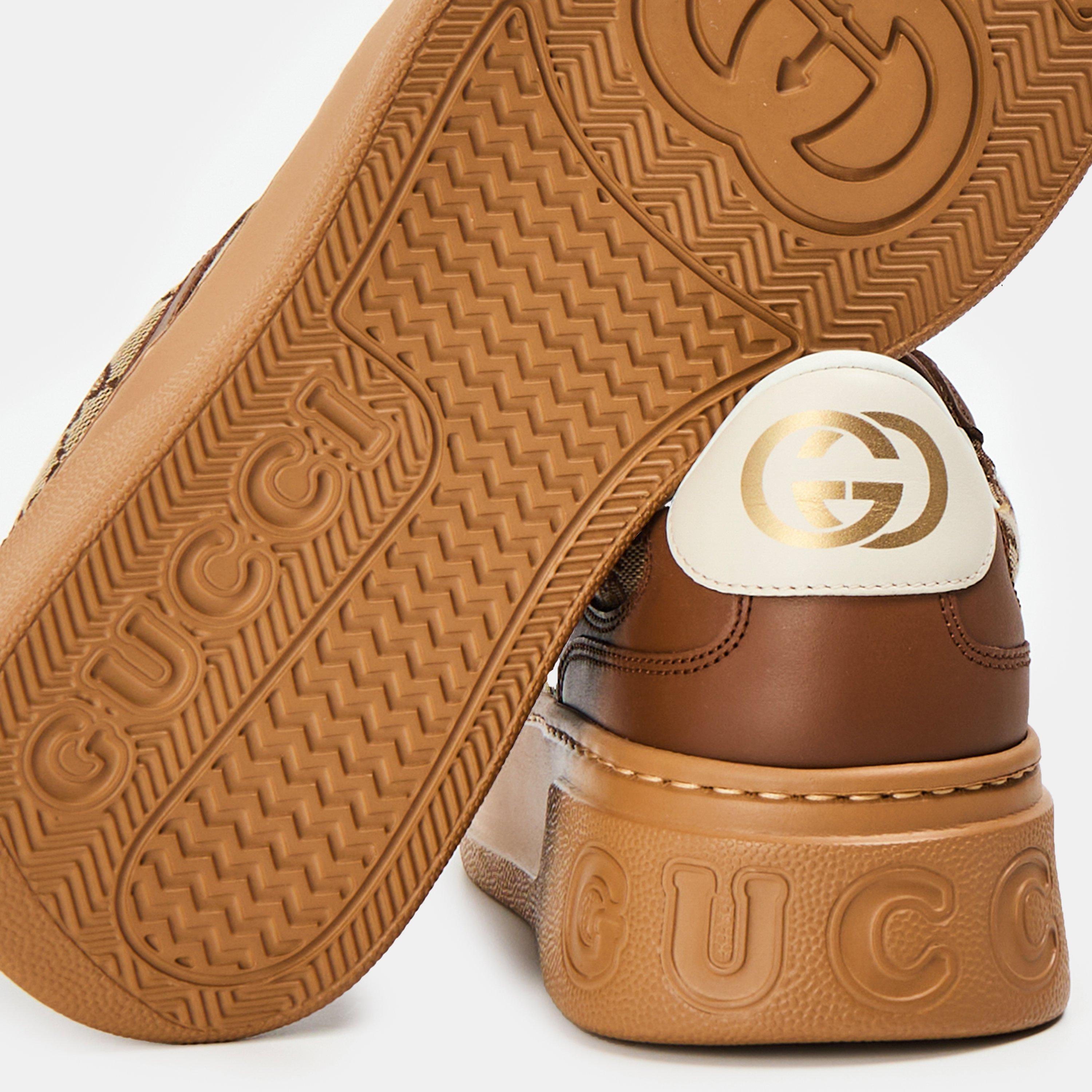 Beige 2866 - Gucci - Women's GG Canvas Low-Top Trainers - 5