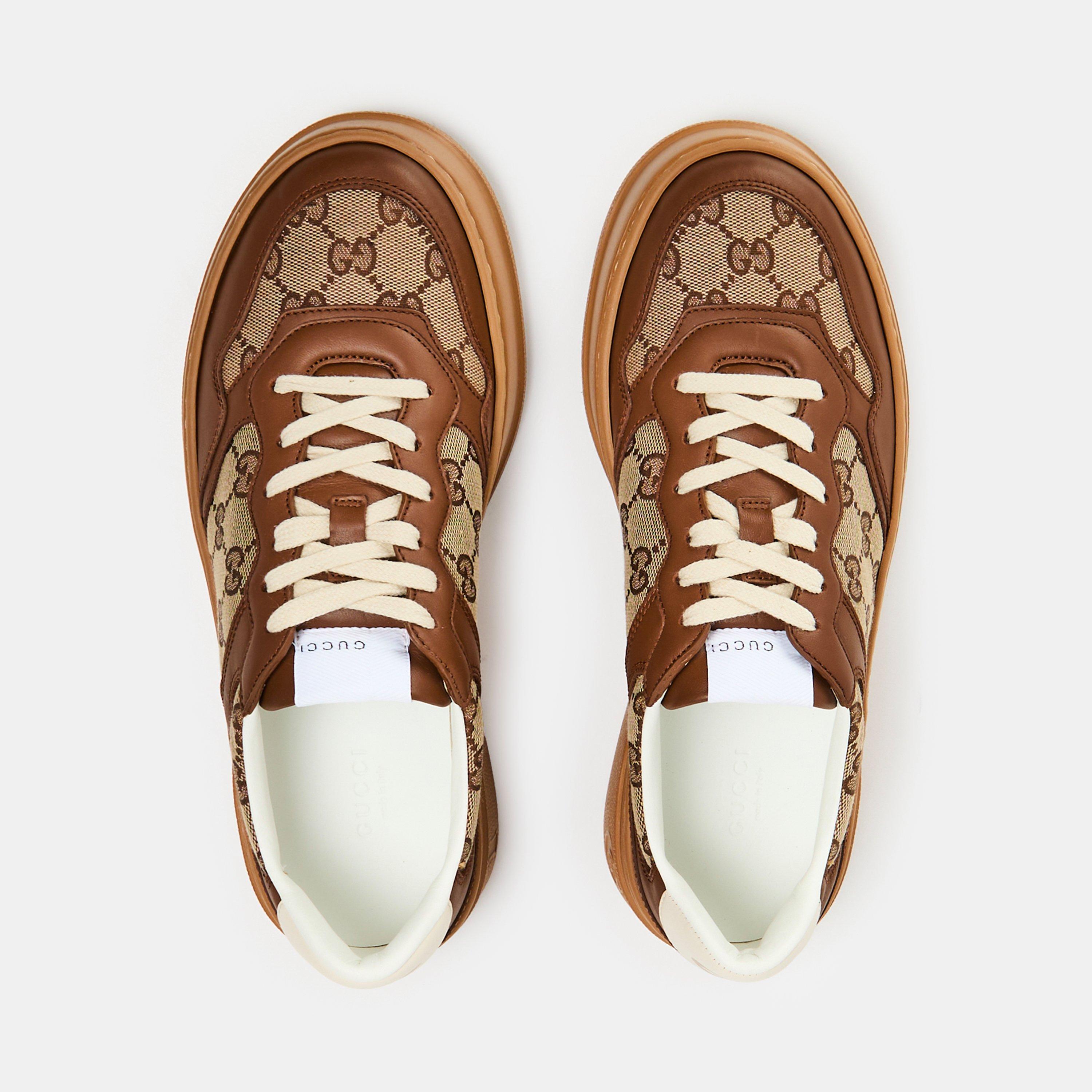 Beige 2866 - Gucci - Women's GG Canvas Low-Top Trainers - 6