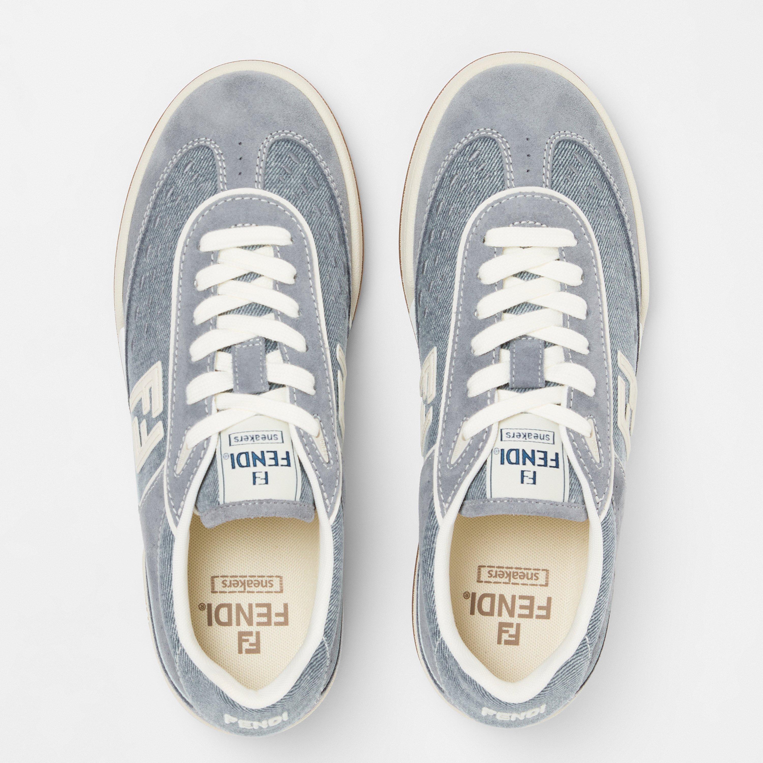 Match/Denim - Fendi - Womens Ff Match Trainers - 5